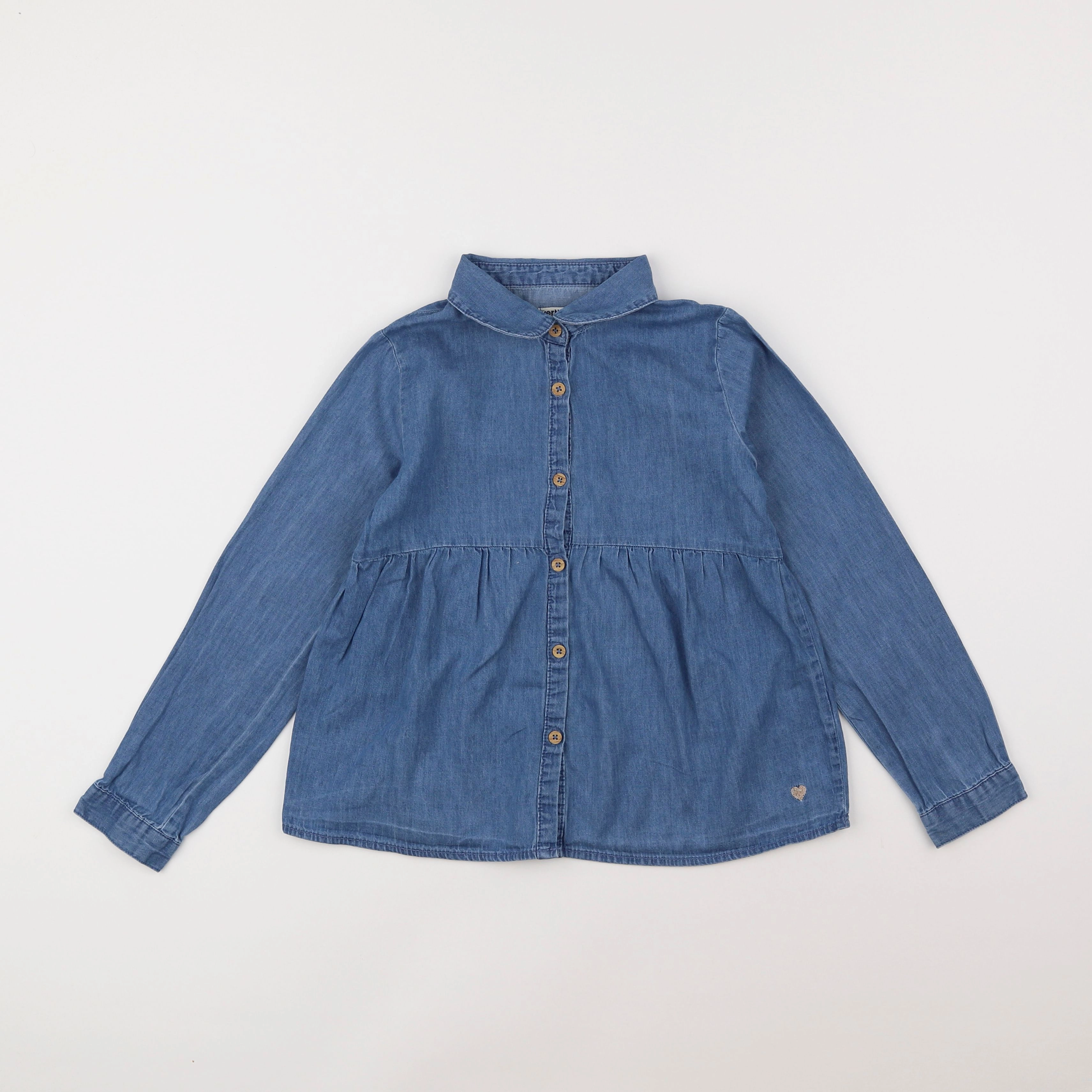 Vertbaudet - chemise bleu - 8 ans