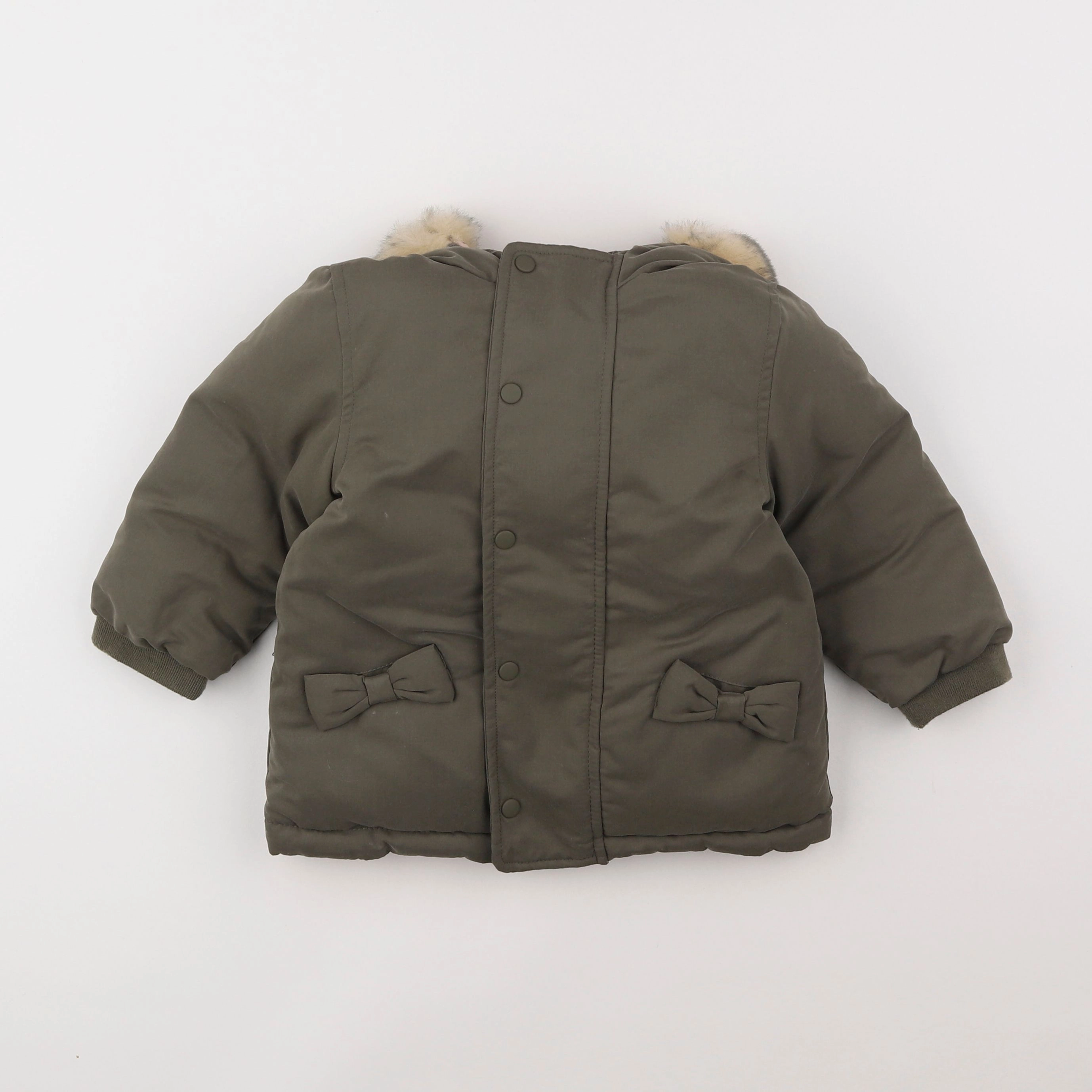 Vertbaudet - manteau vert - 3 ans