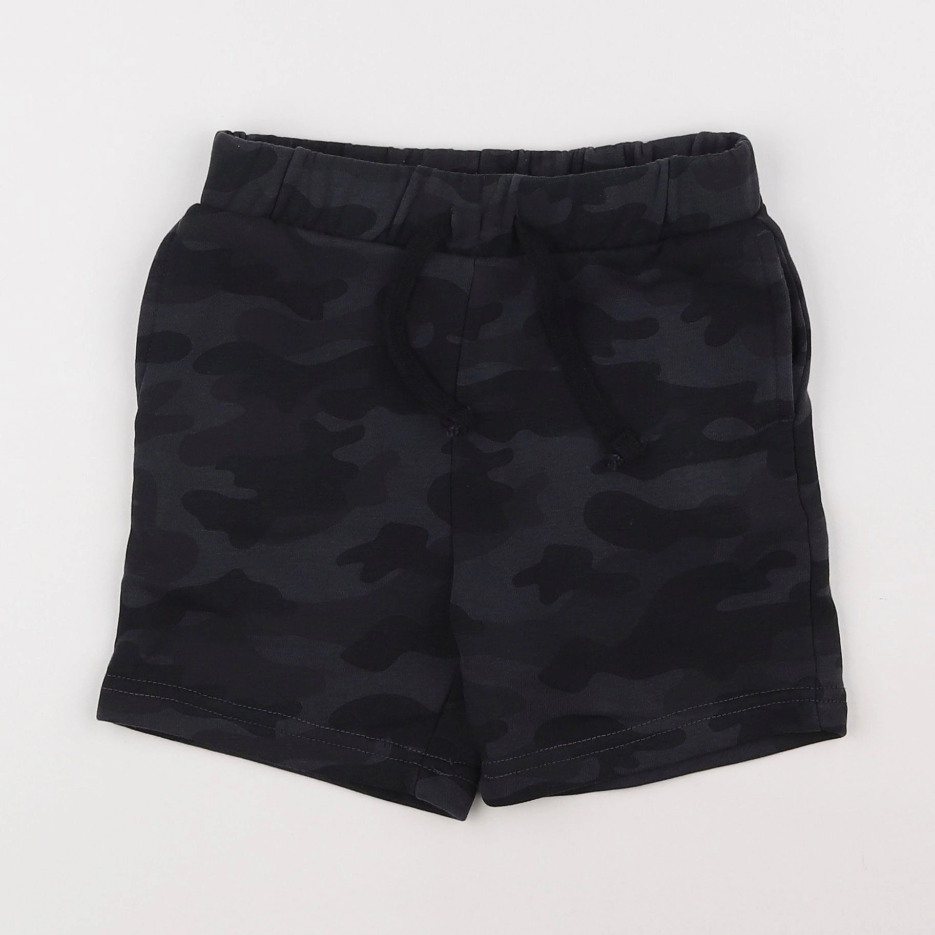 Vertbaudet - short gris, noir - 6 ans