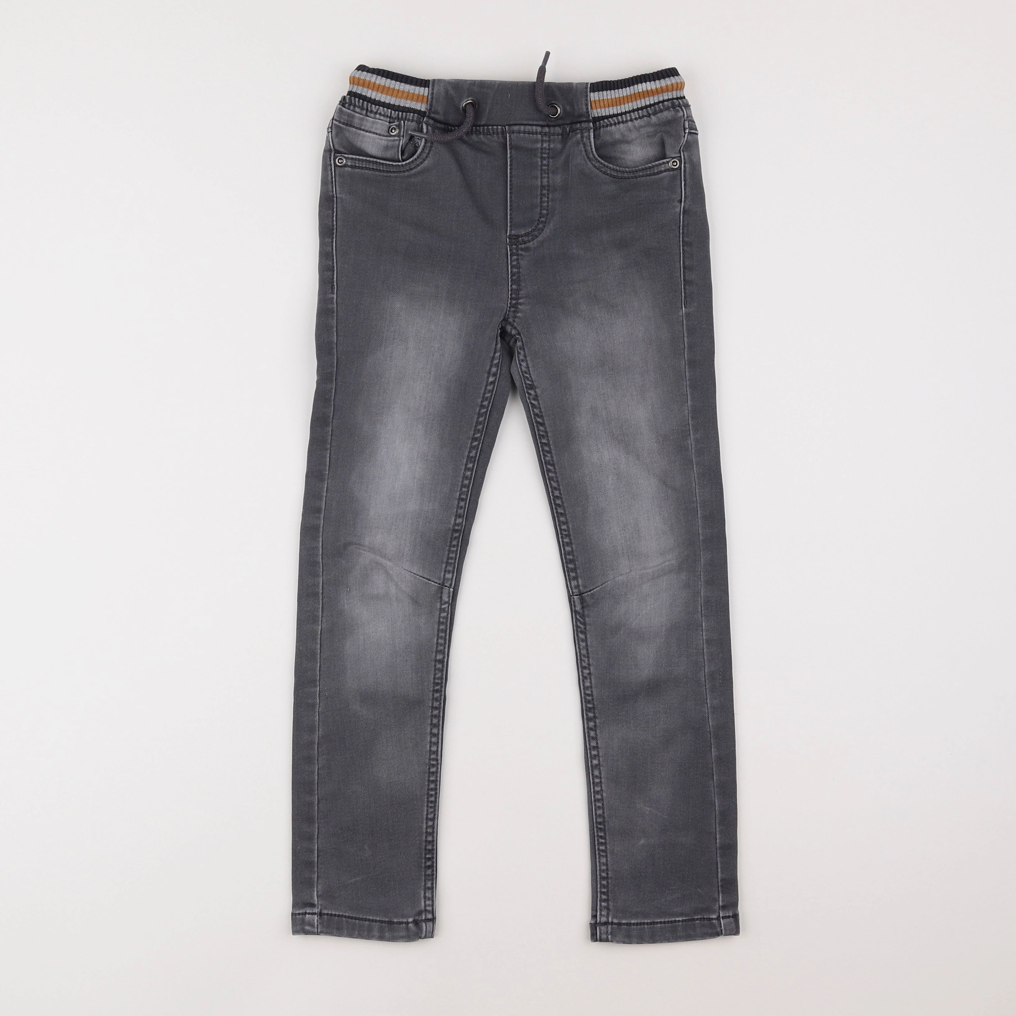 Vertbaudet - jegging gris - 7 ans