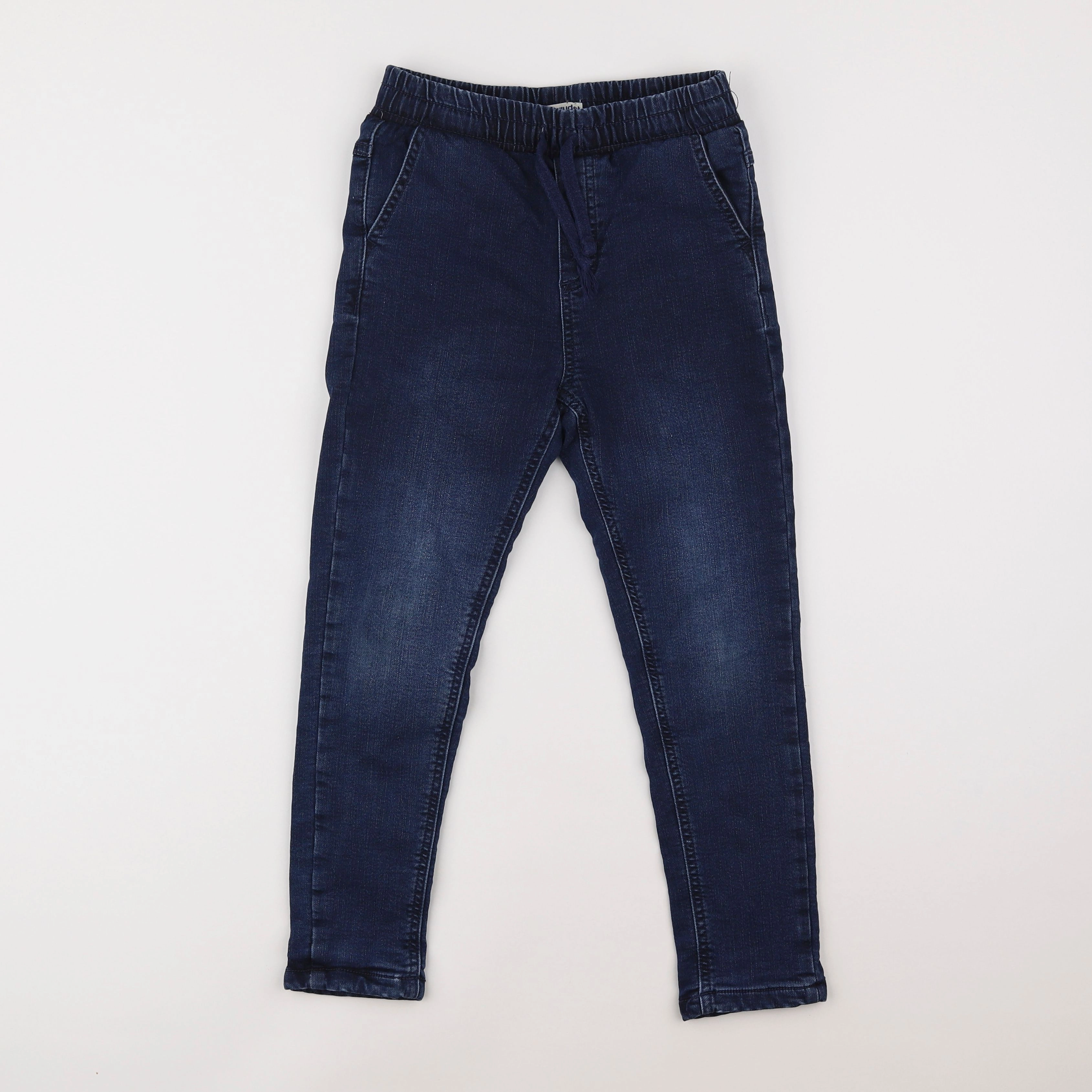 Vertbaudet - jegging doublé bleu - 7 ans