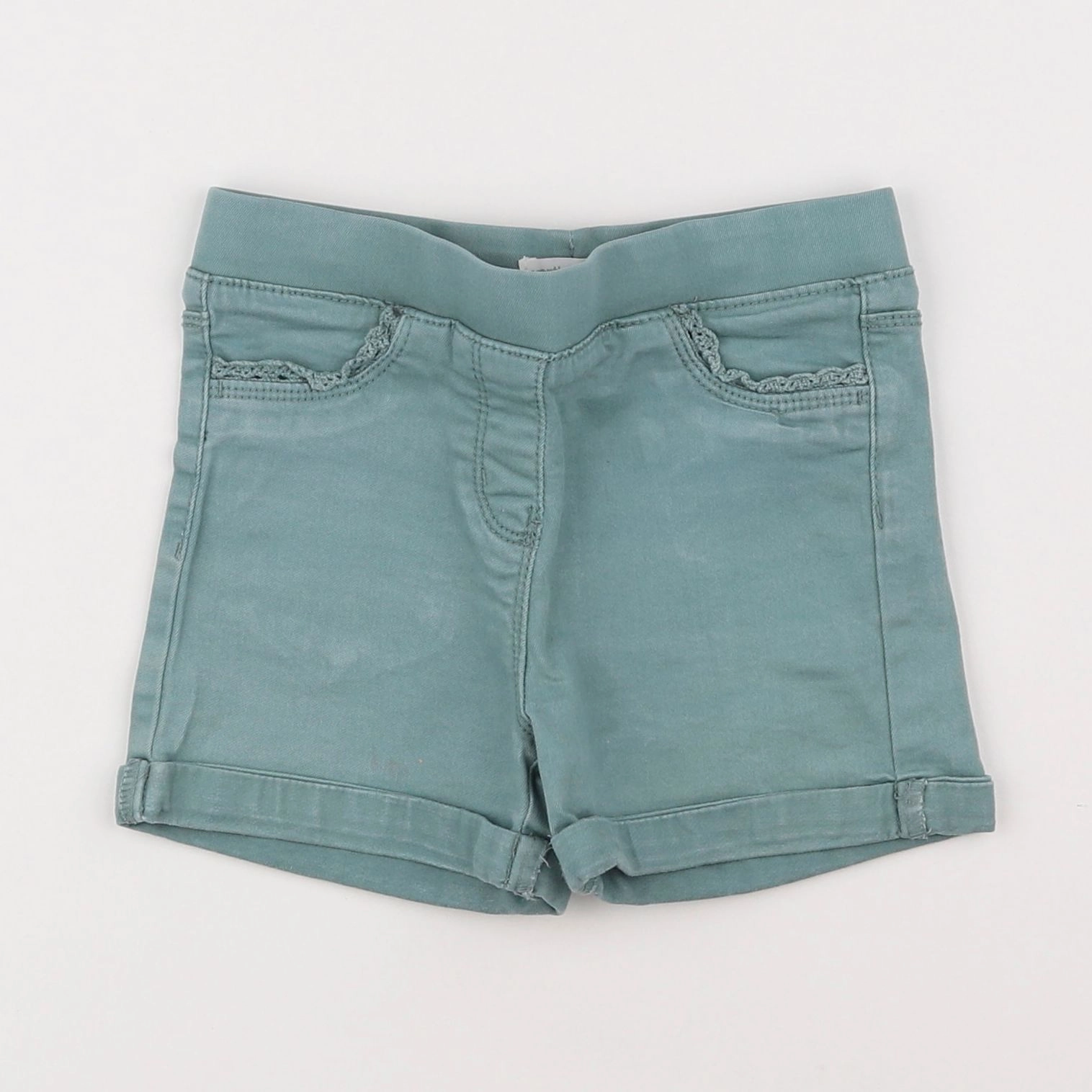 Vertbaudet - short vert - 6 ans