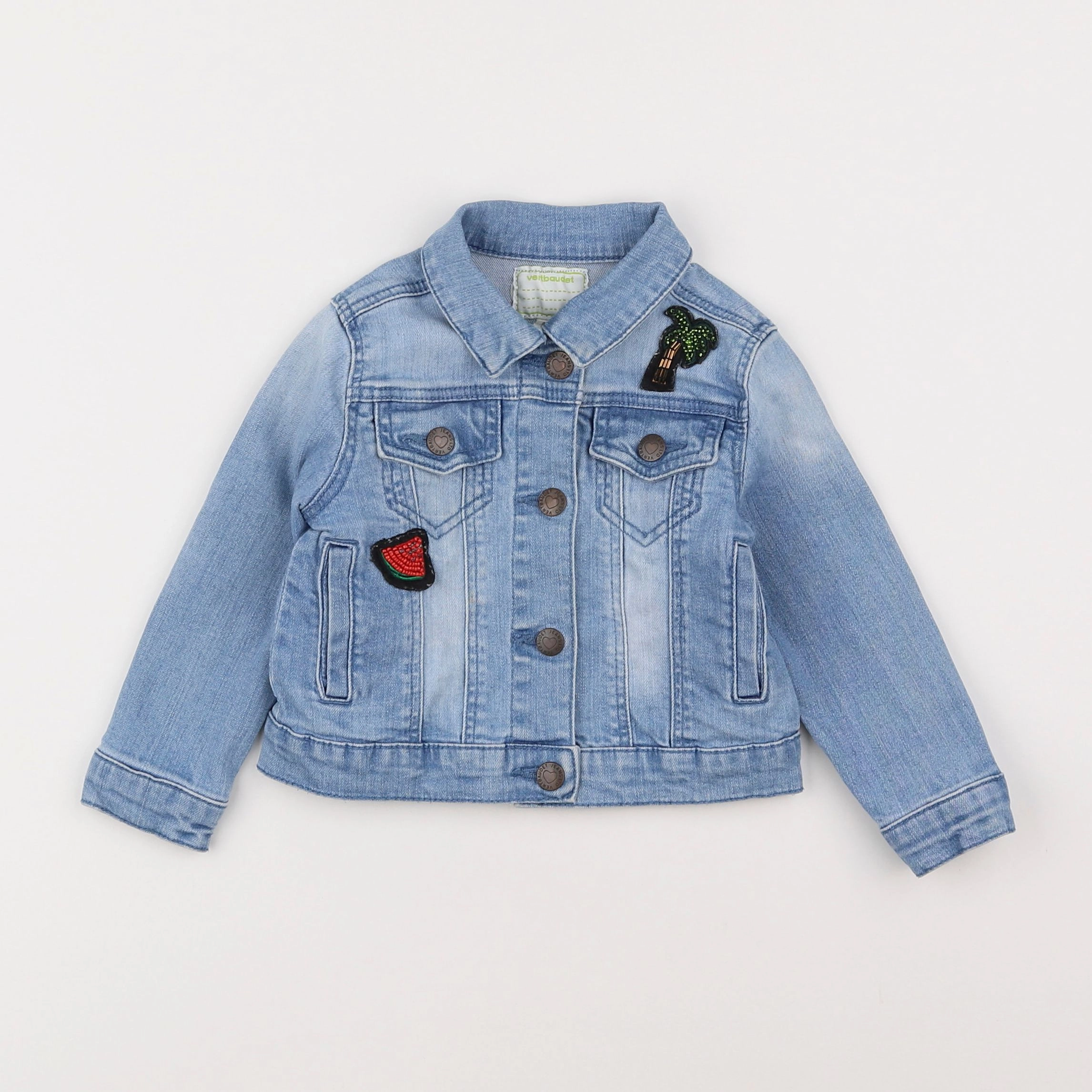 Vertbaudet - veste bleu - 2 ans