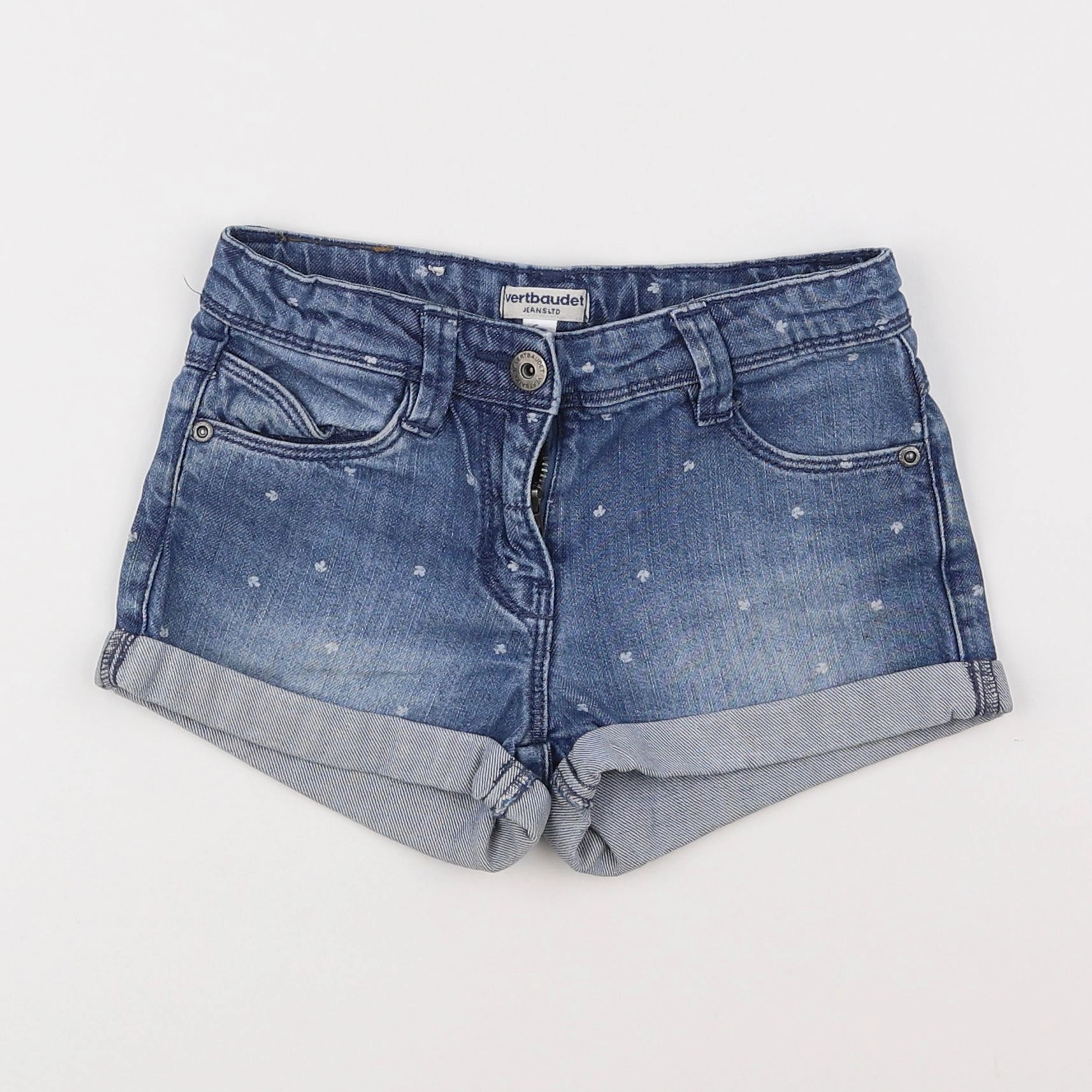 Vertbaudet - short bleu - 6 ans