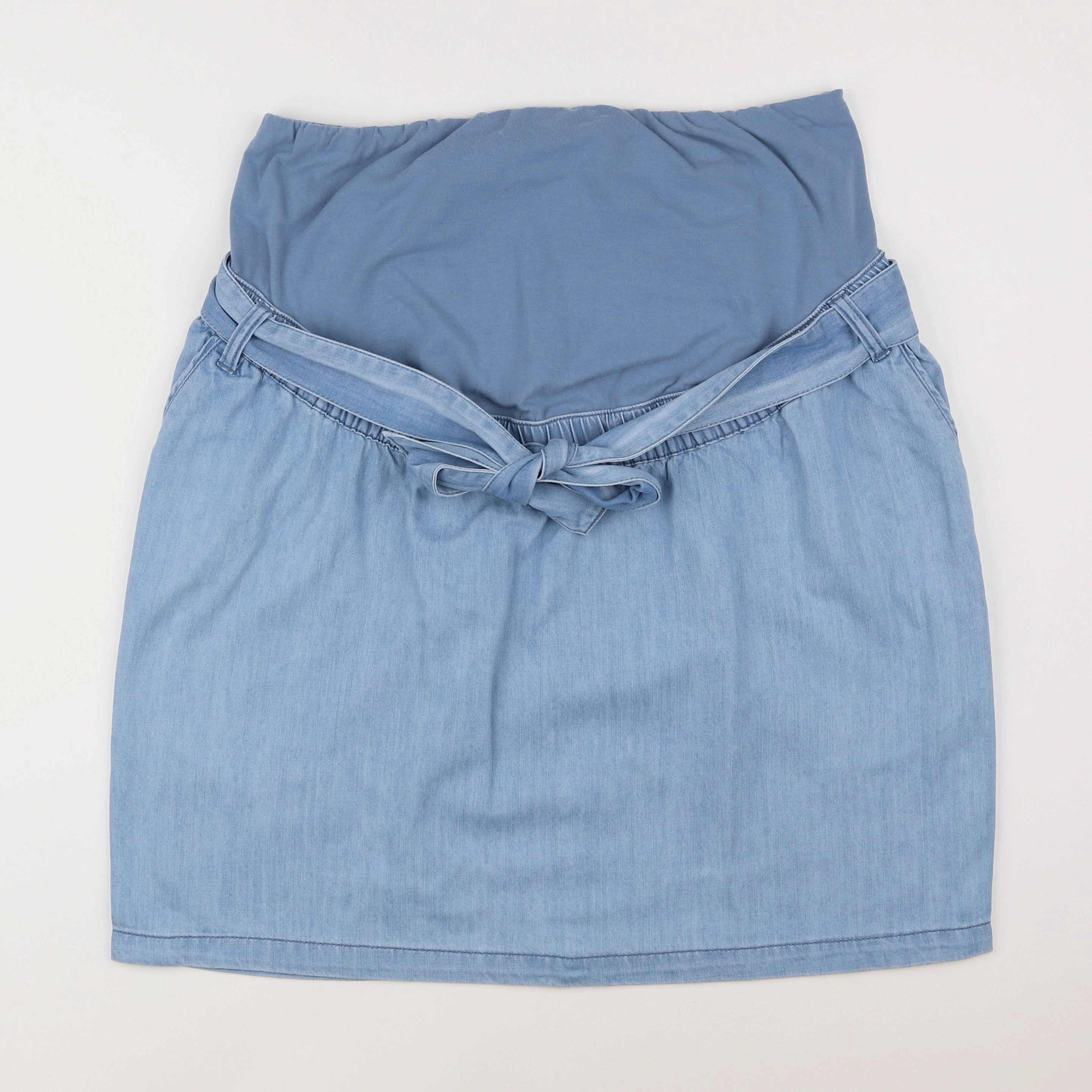 Vertbaudet - jupe grossesse bleu - 44