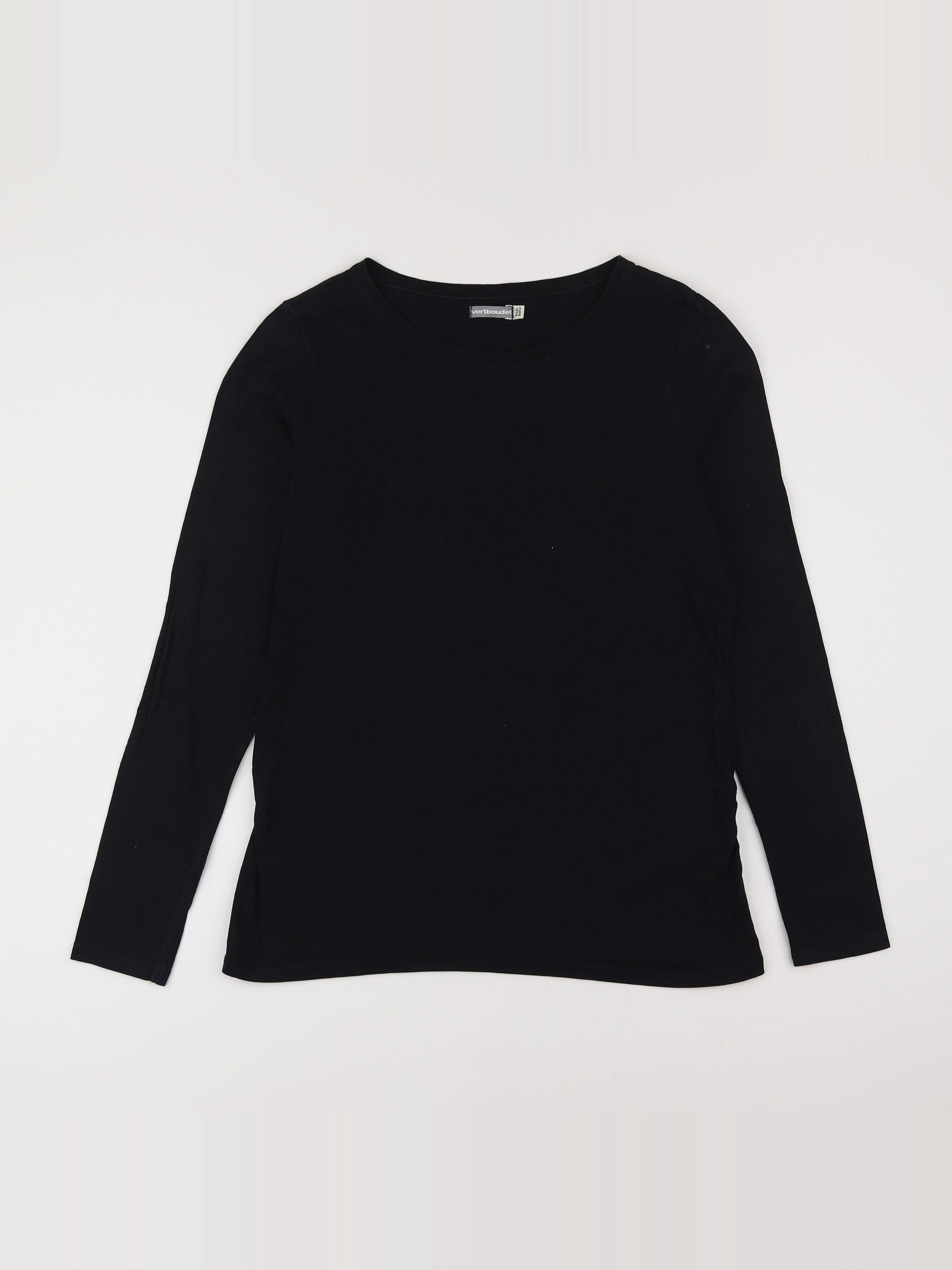 Vertbaudet - tee-shirt grossesse noir - 42 à 44