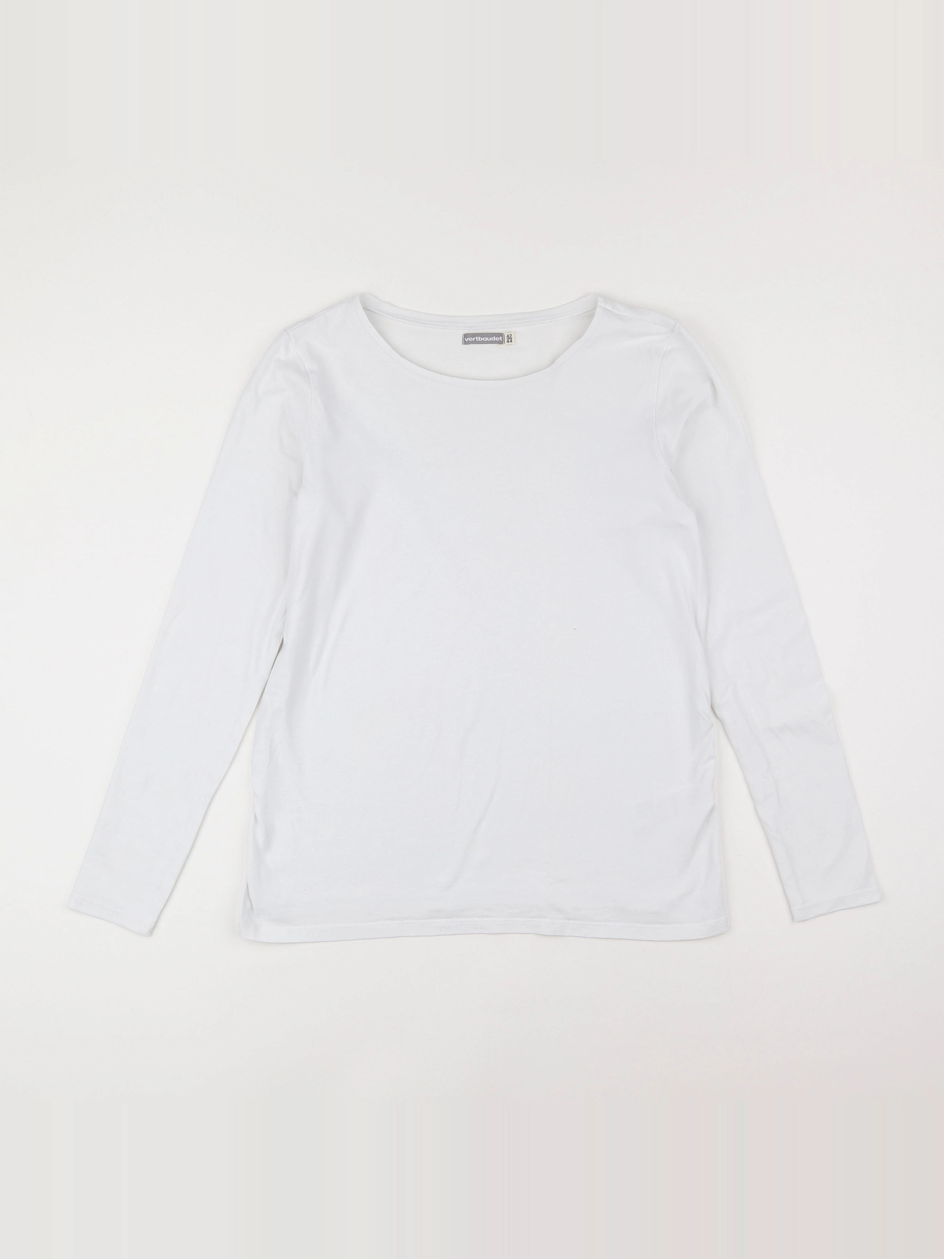 Vertbaudet - tee-shirt grossesse blanc - 42 à 44