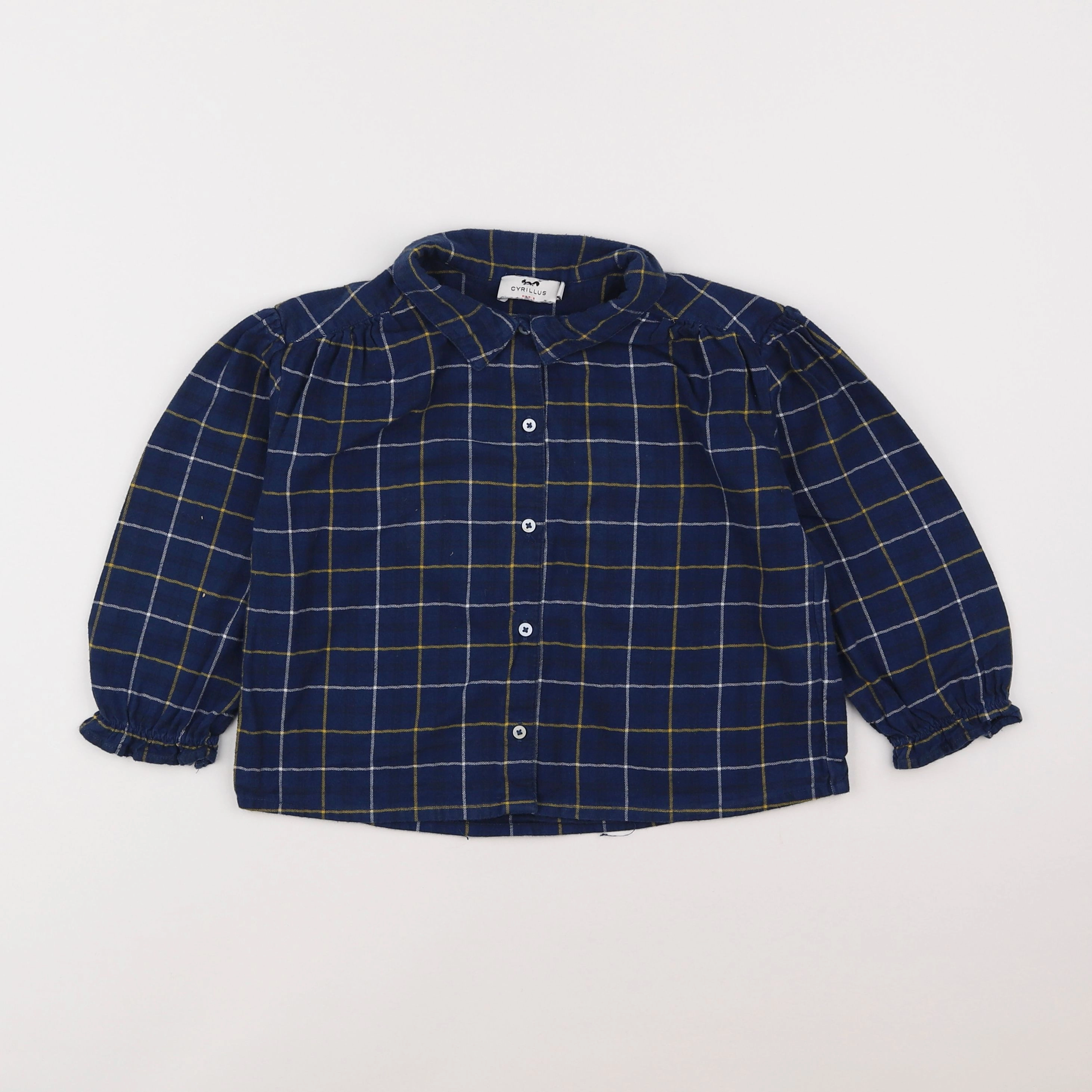 Cyrillus - blouse bleu - 6 ans