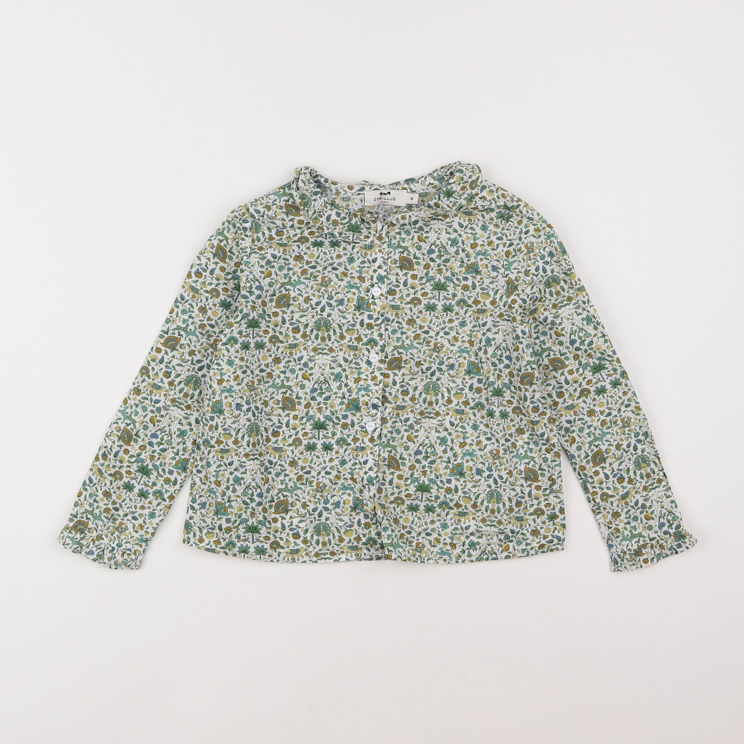 Cyrillus - blouse multicolore - 6 ans