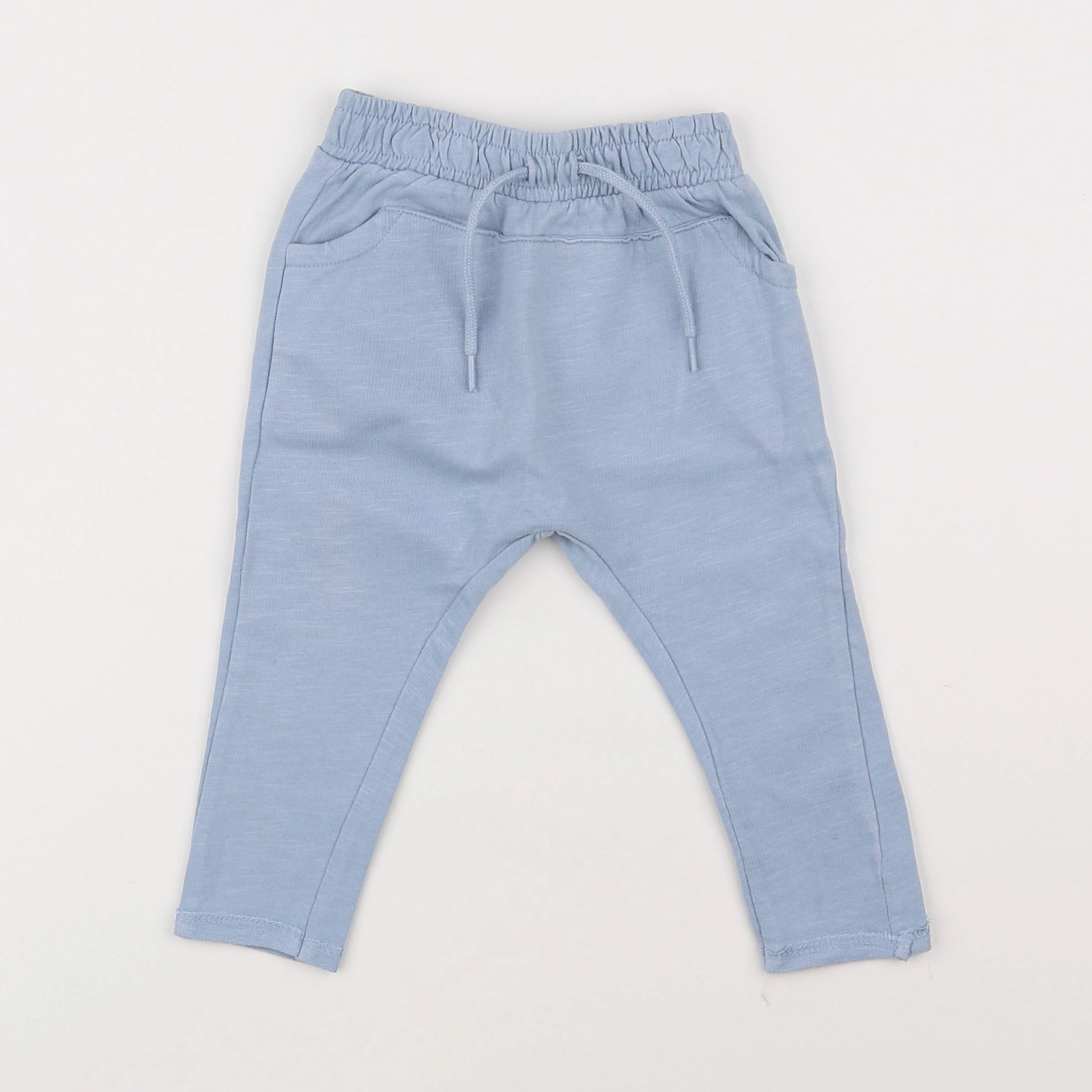 Vertbaudet - sarouel bleu - 6 mois