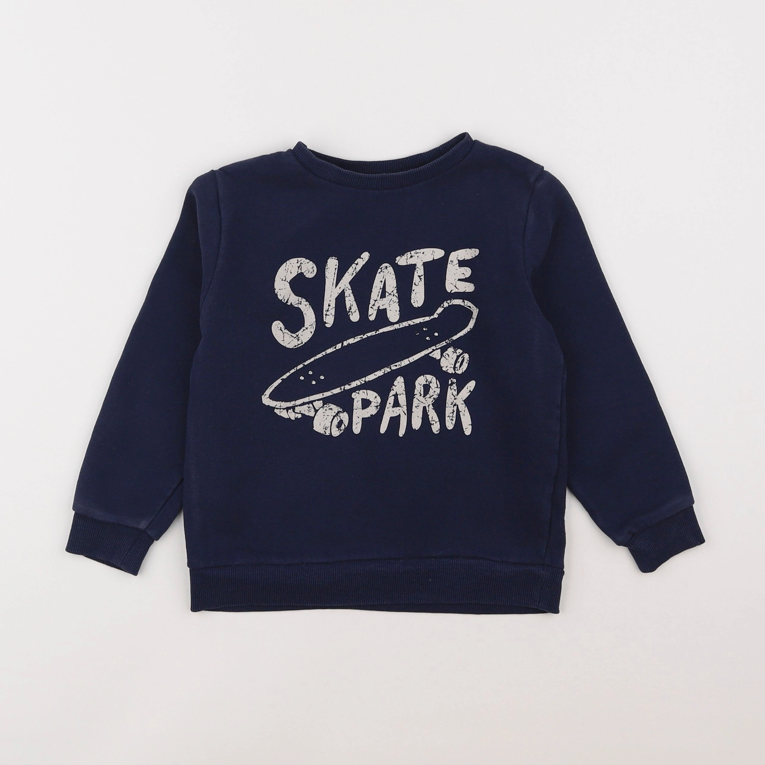 Vertbaudet - sweat bleu - 5 ans