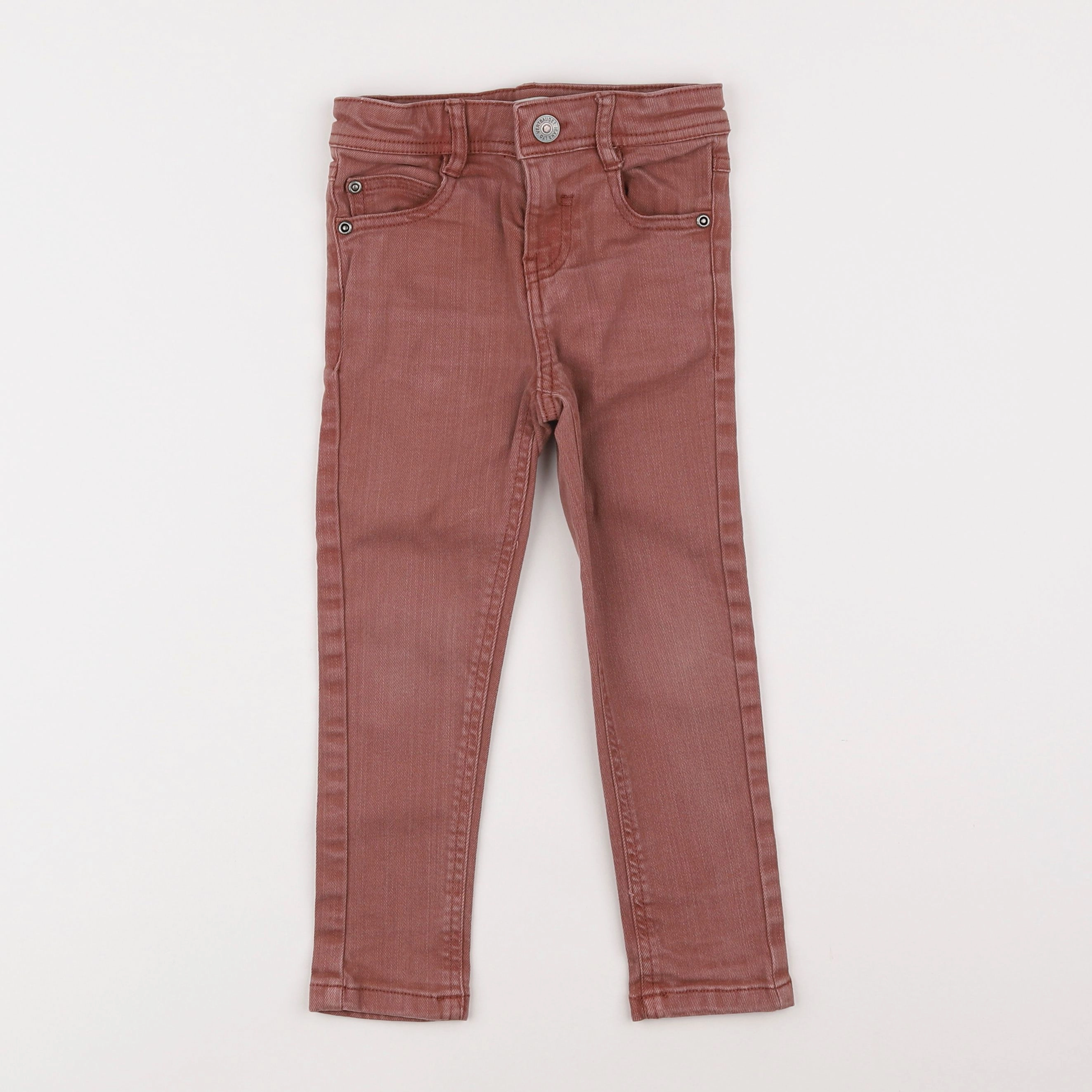 Vertbaudet - pantalon marron - 4 ans