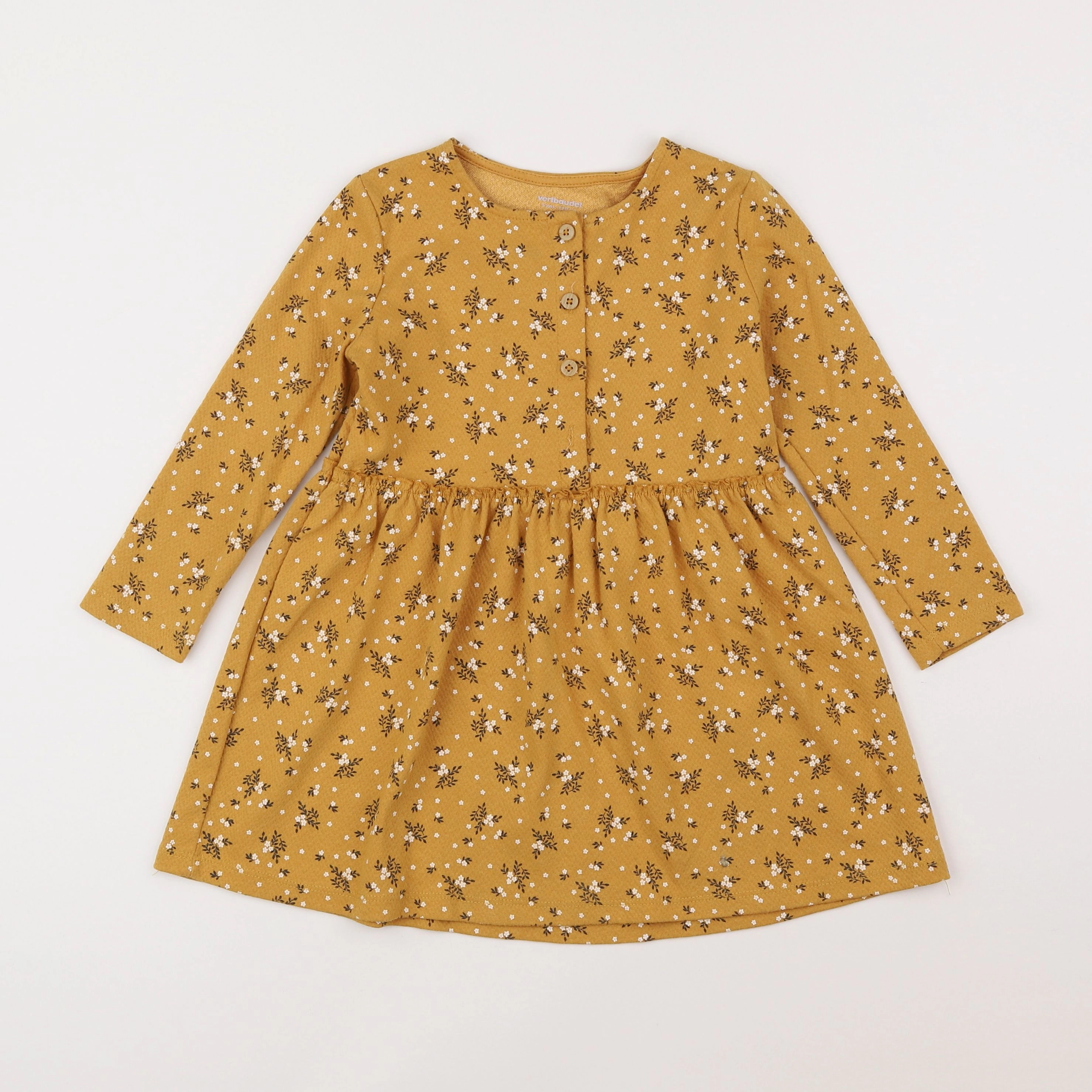 Vertbaudet - robe jaune - 5 ans