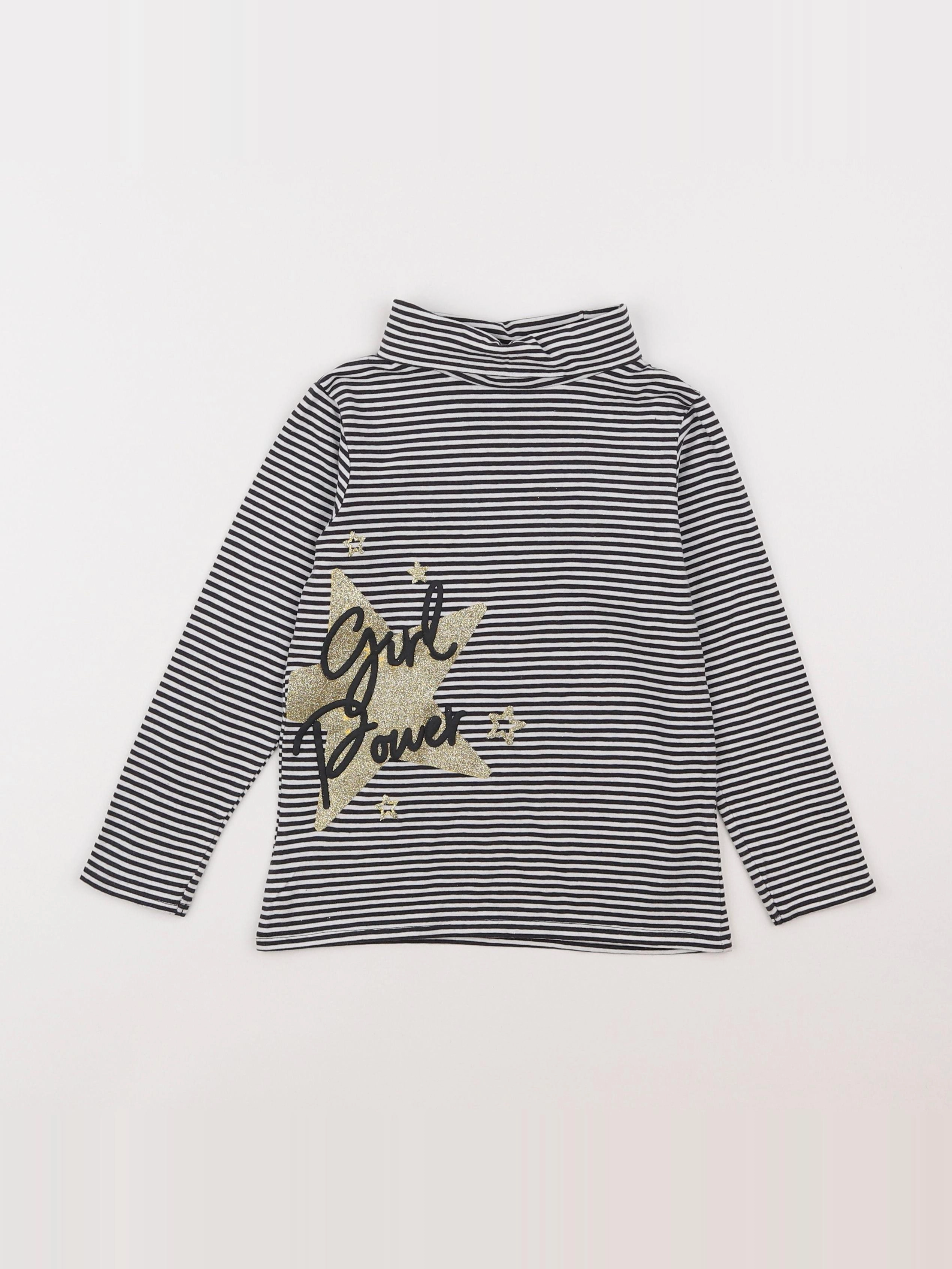 Vertbaudet - sous-pull bleu - 5 ans