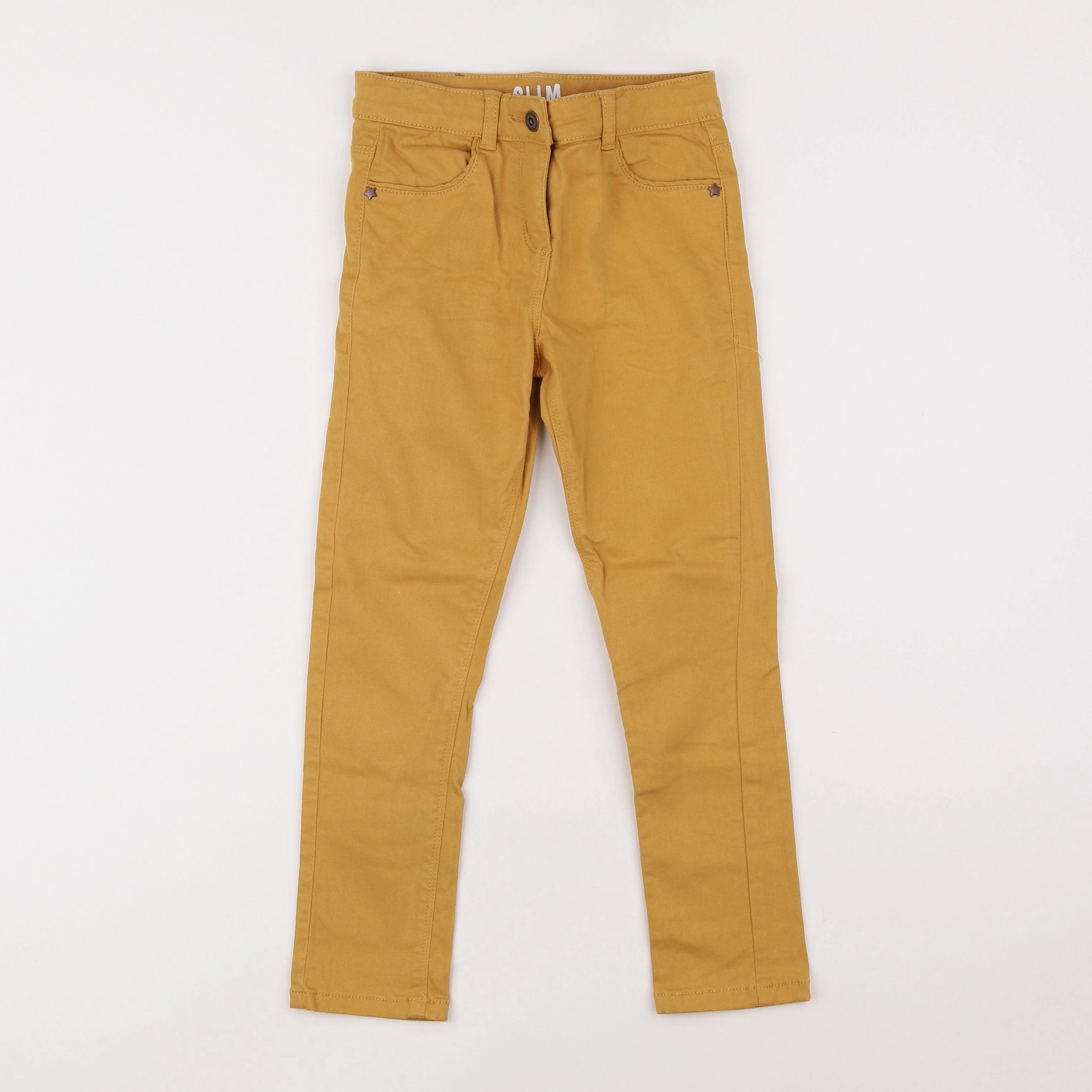 Vertbaudet - pantalon jaune - 6 ans