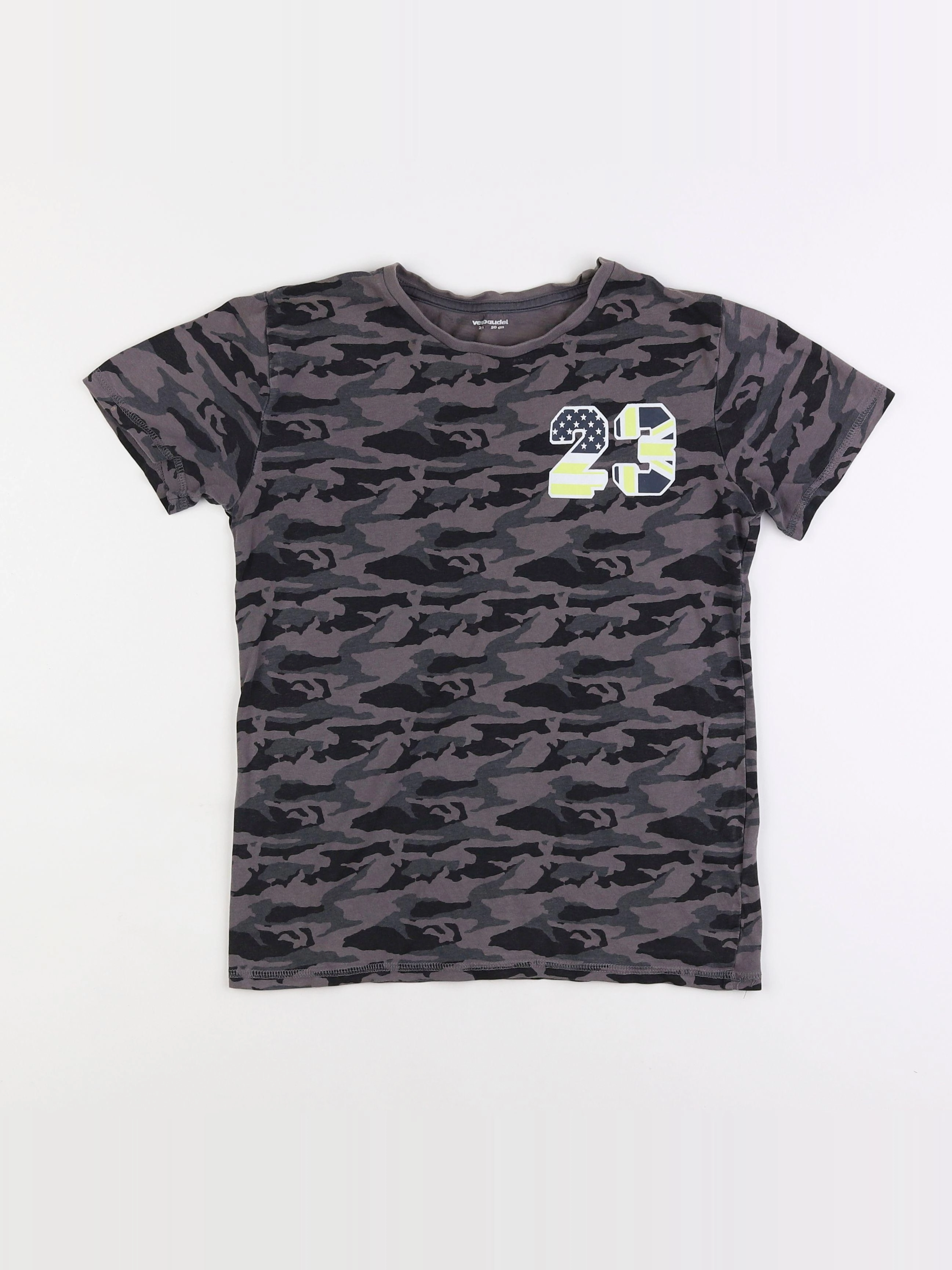 Vertbaudet - tee-shirt gris - 12/13 ans