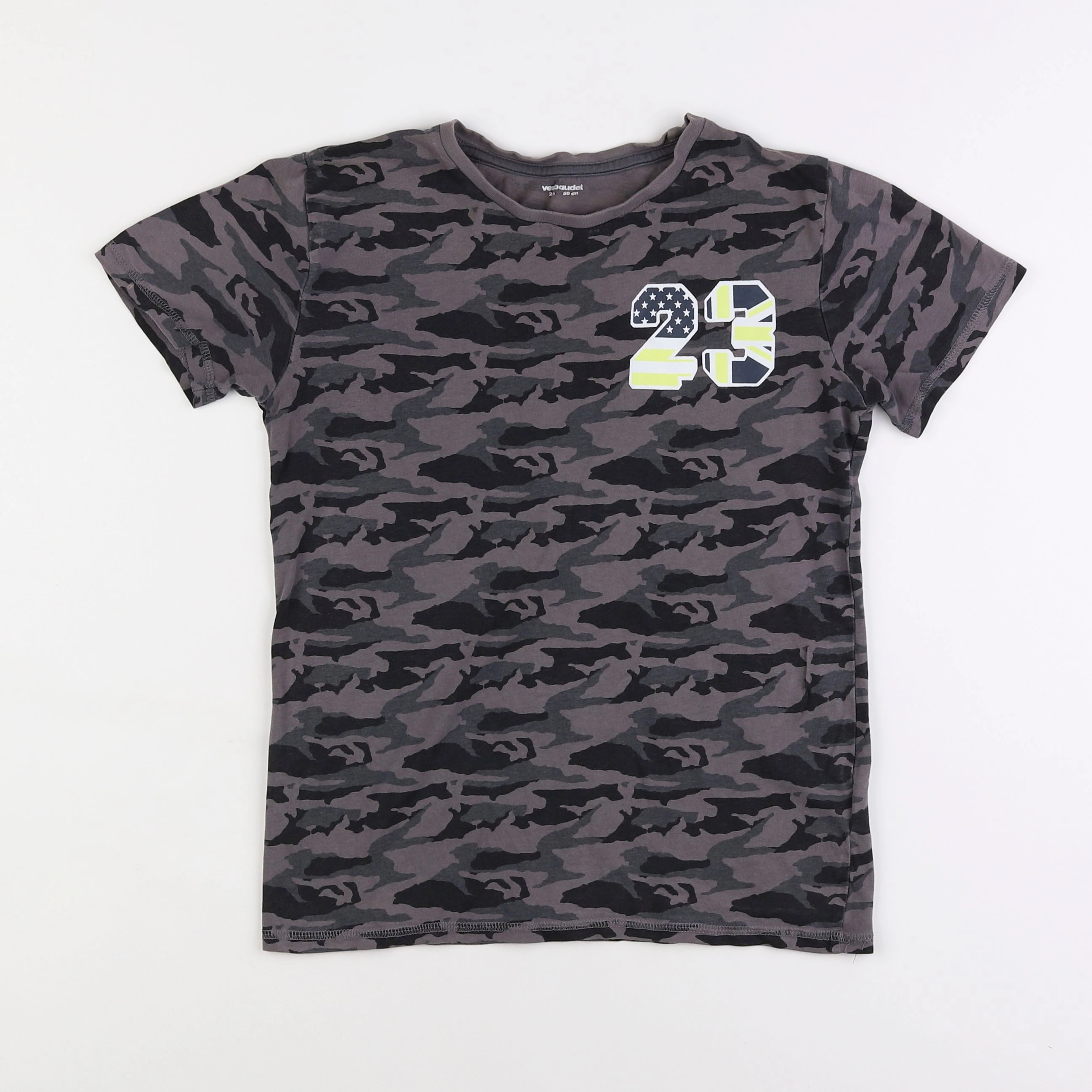 Vertbaudet - tee-shirt gris - 12/13 ans