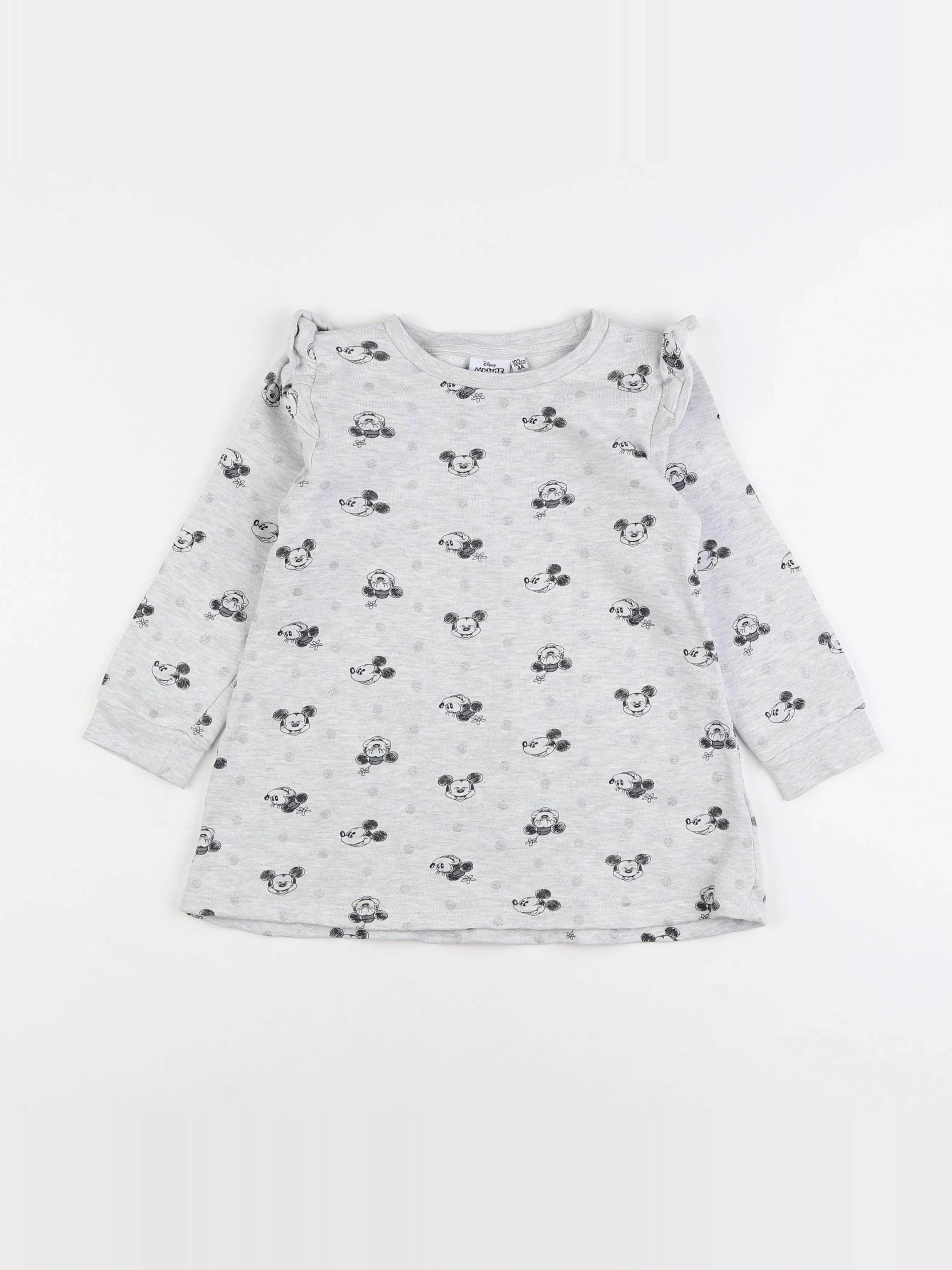 Vertbaudet - robe gris - 4 ans