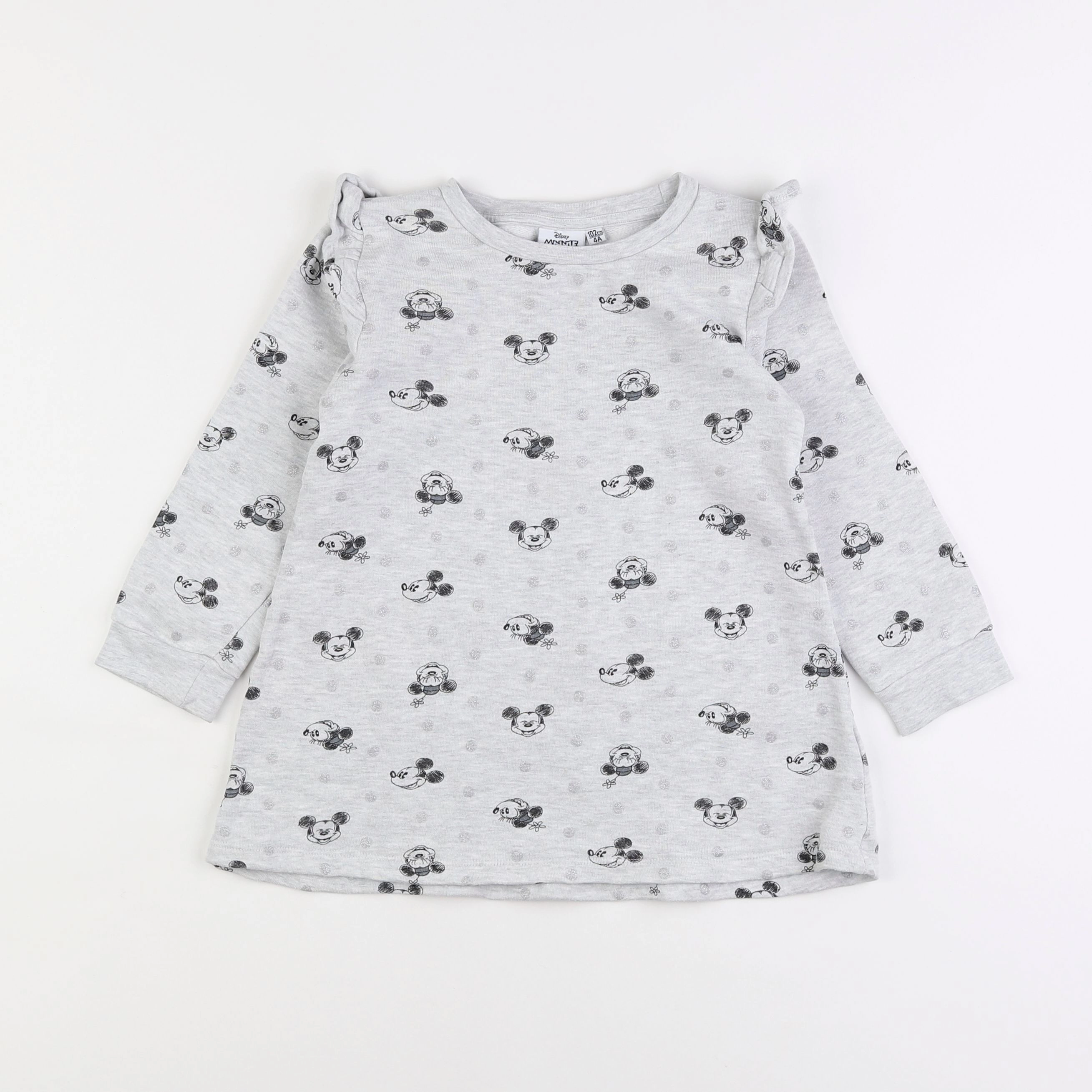 Vertbaudet - robe gris - 4 ans