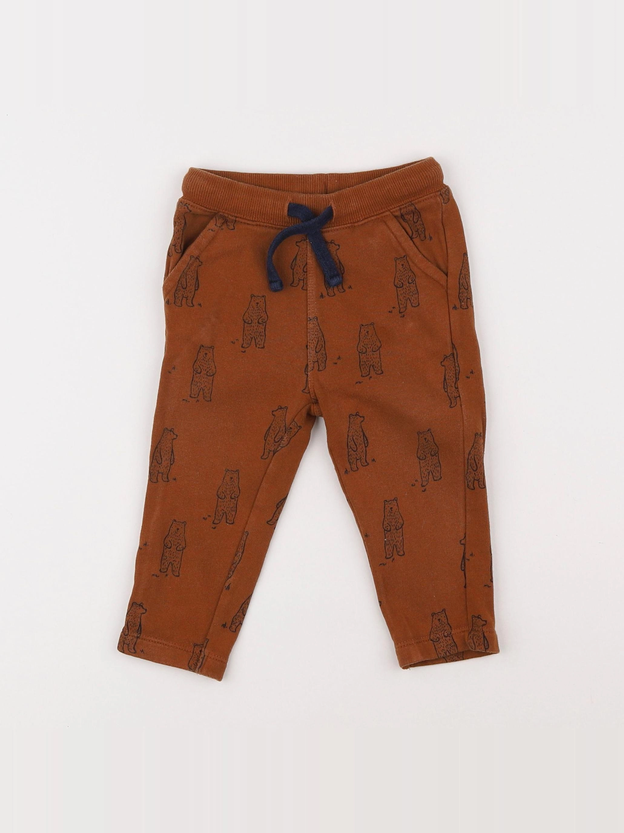 Boutchou - jogging marron - 12 mois