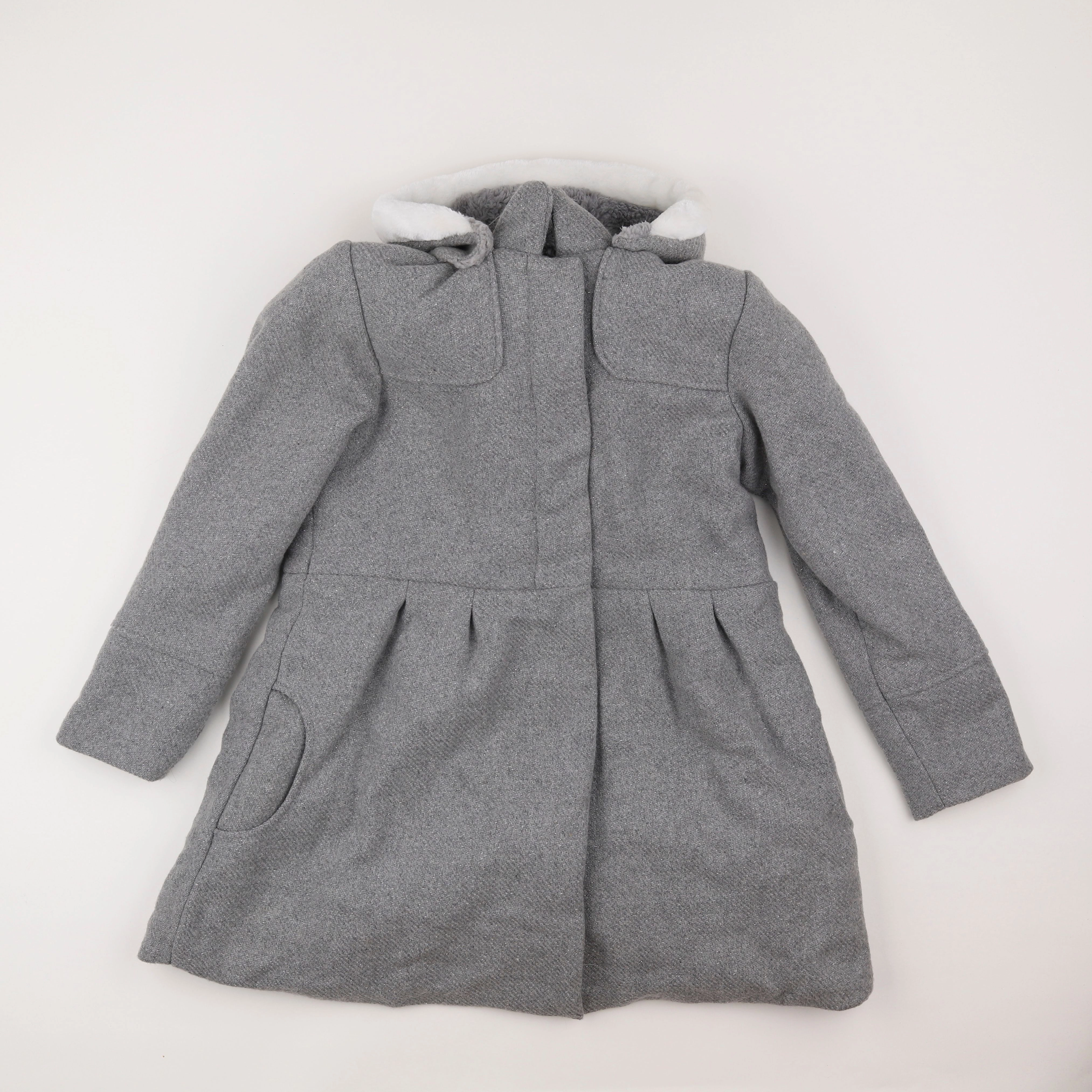 Vertbaudet - manteau gris - 14 ans