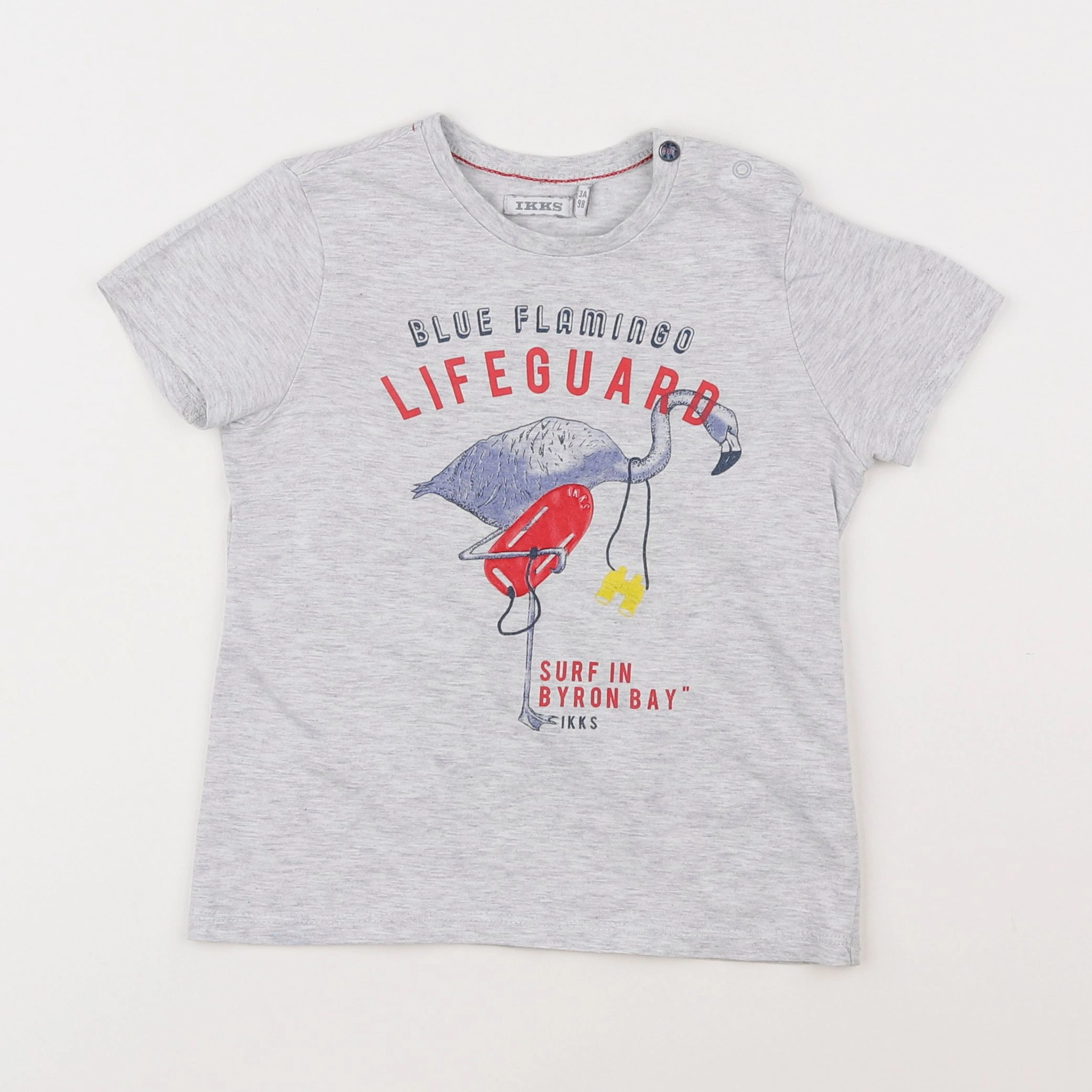 IKKS - tee-shirt gris - 3 ans