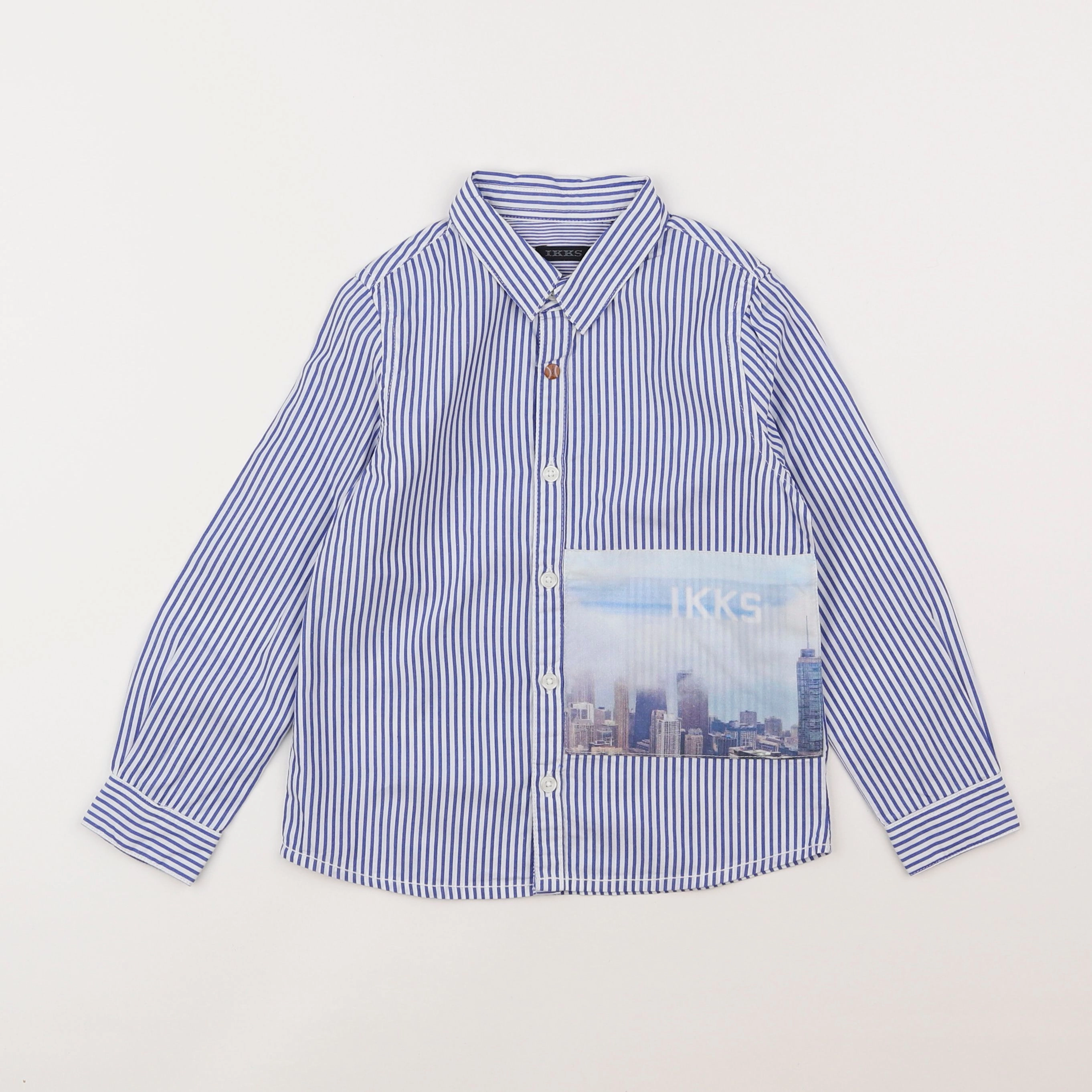 IKKS - chemise bleu - 4 ans