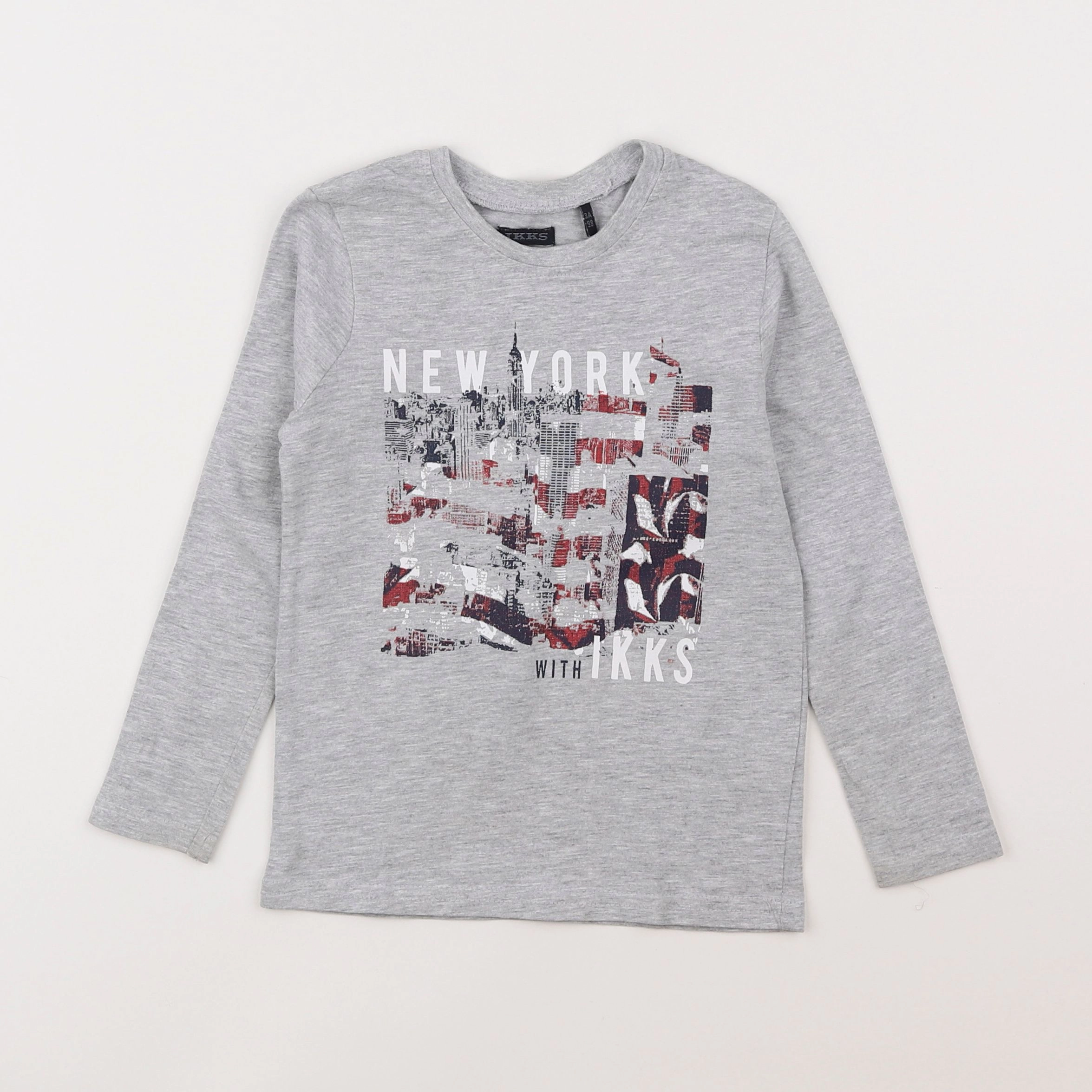 IKKS - tee-shirt gris - 3 ans