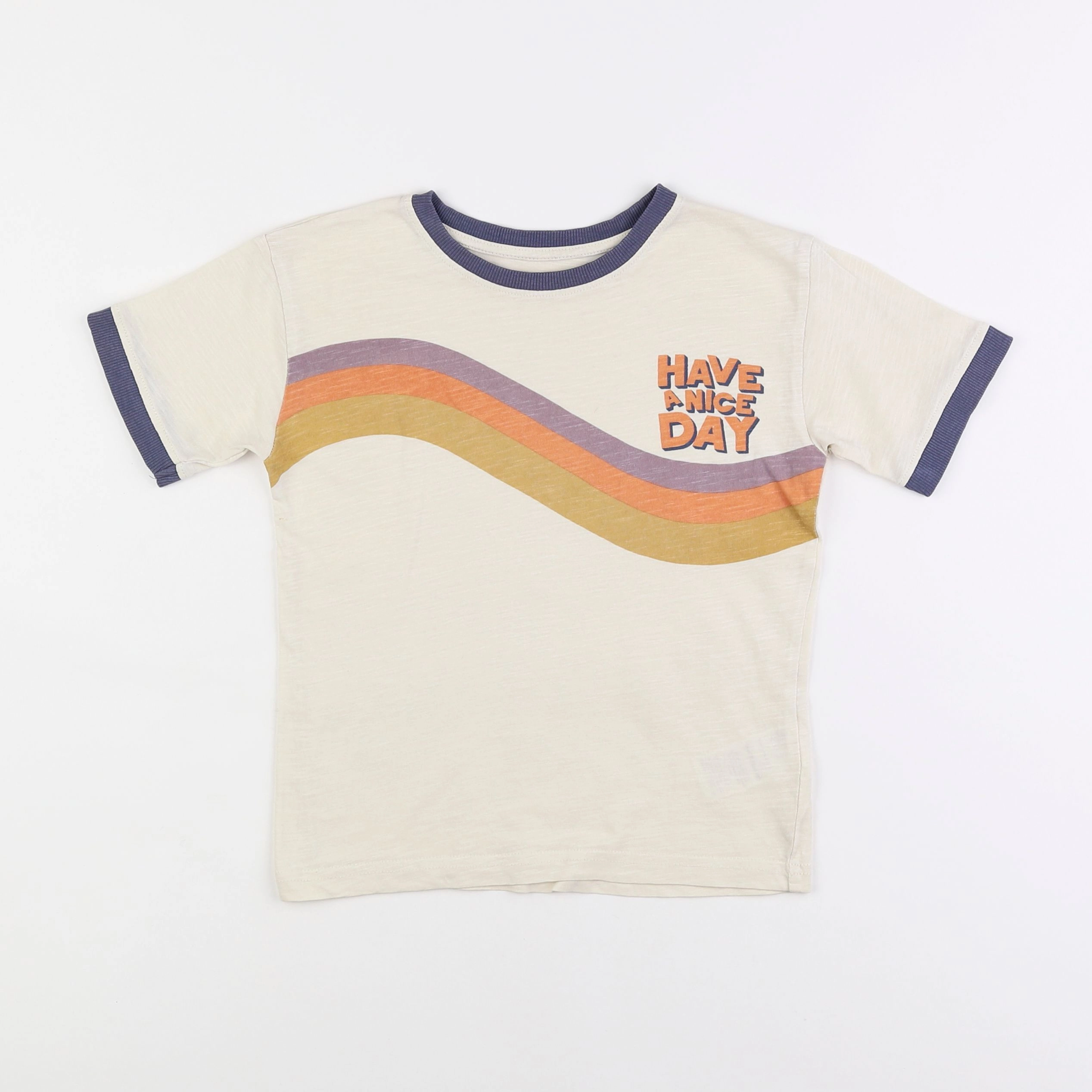 Vertbaudet - tee-shirt multicolore - 6 ans