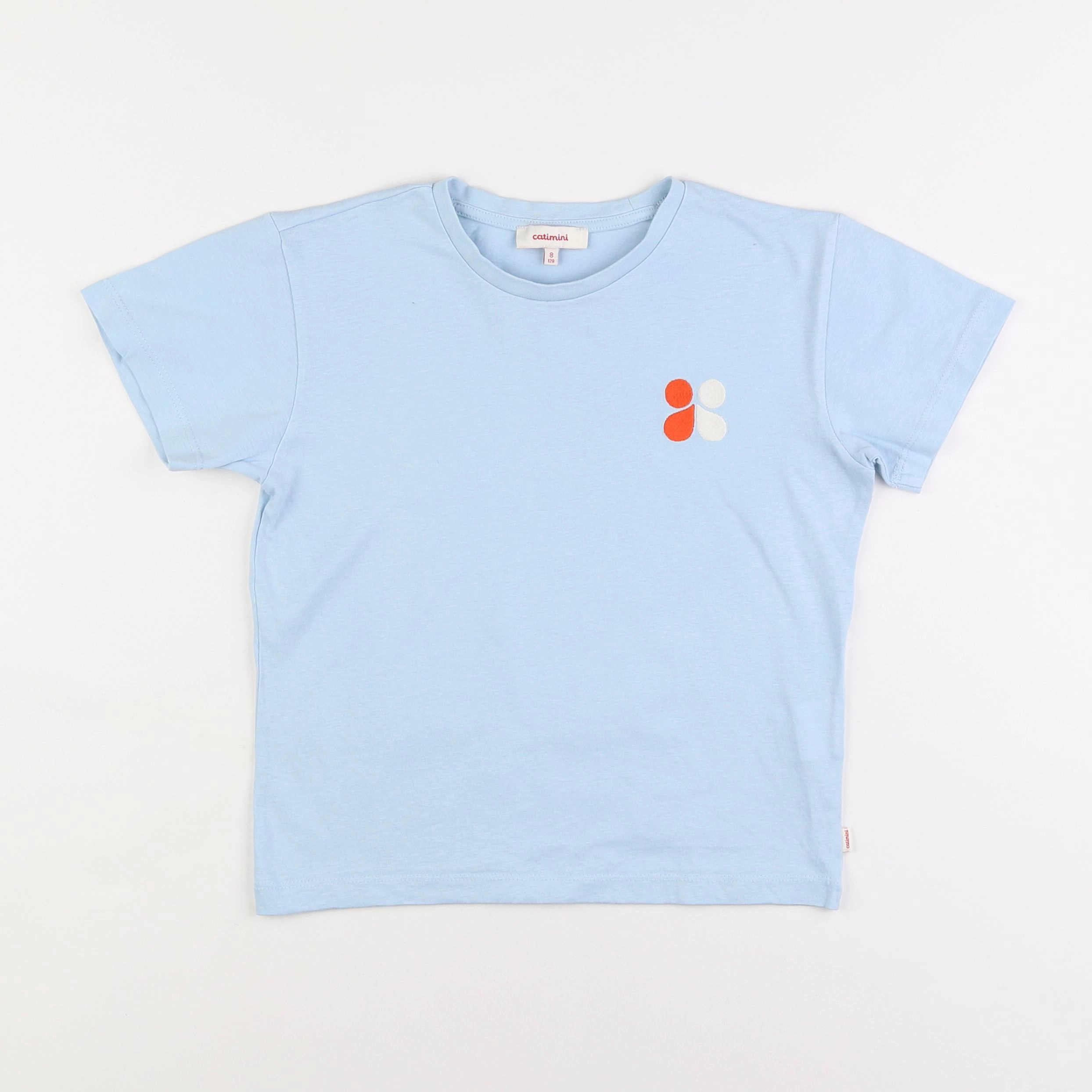 Catimini - tee-shirt bleu - 8 ans