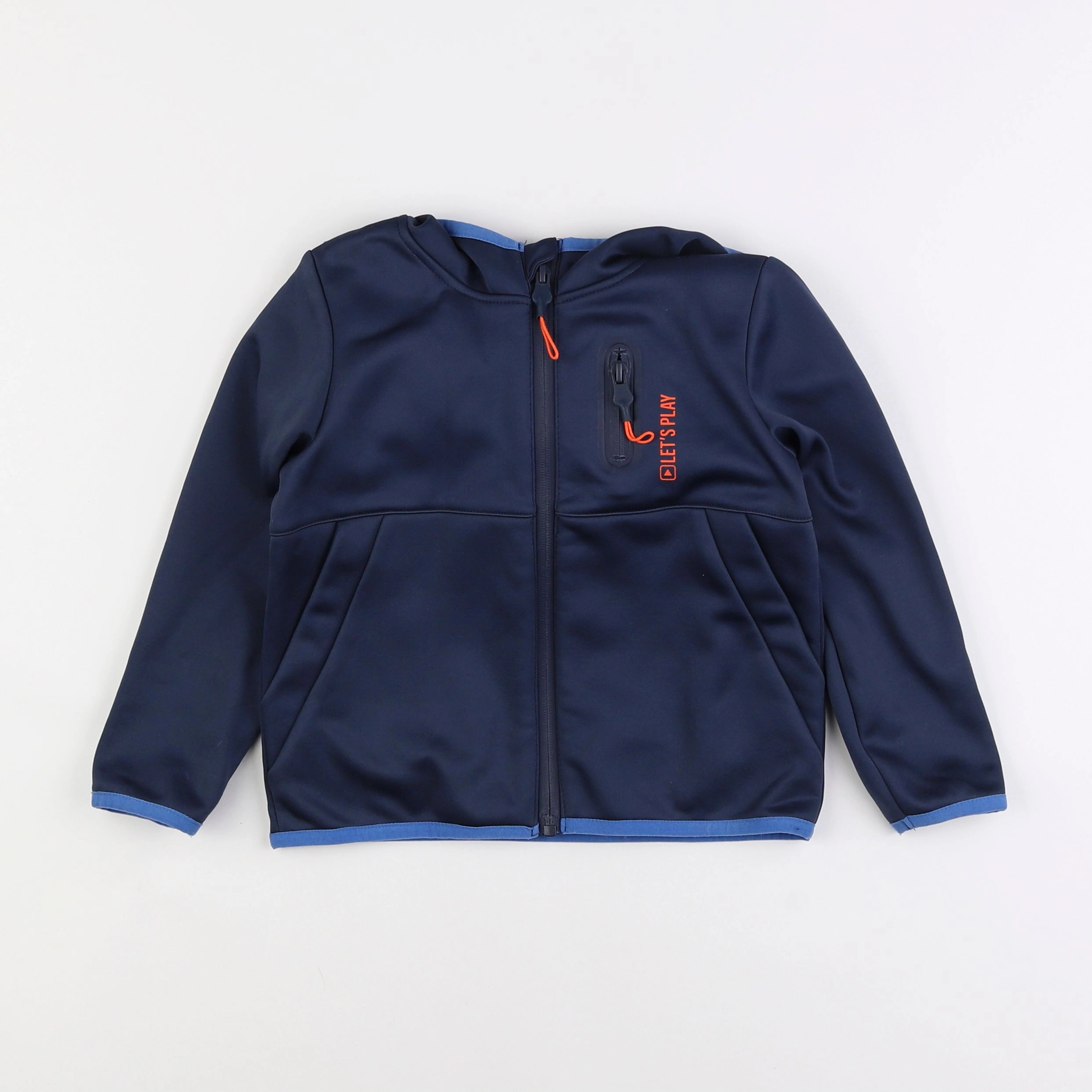 Vertbaudet - sweat bleu - 4 ans