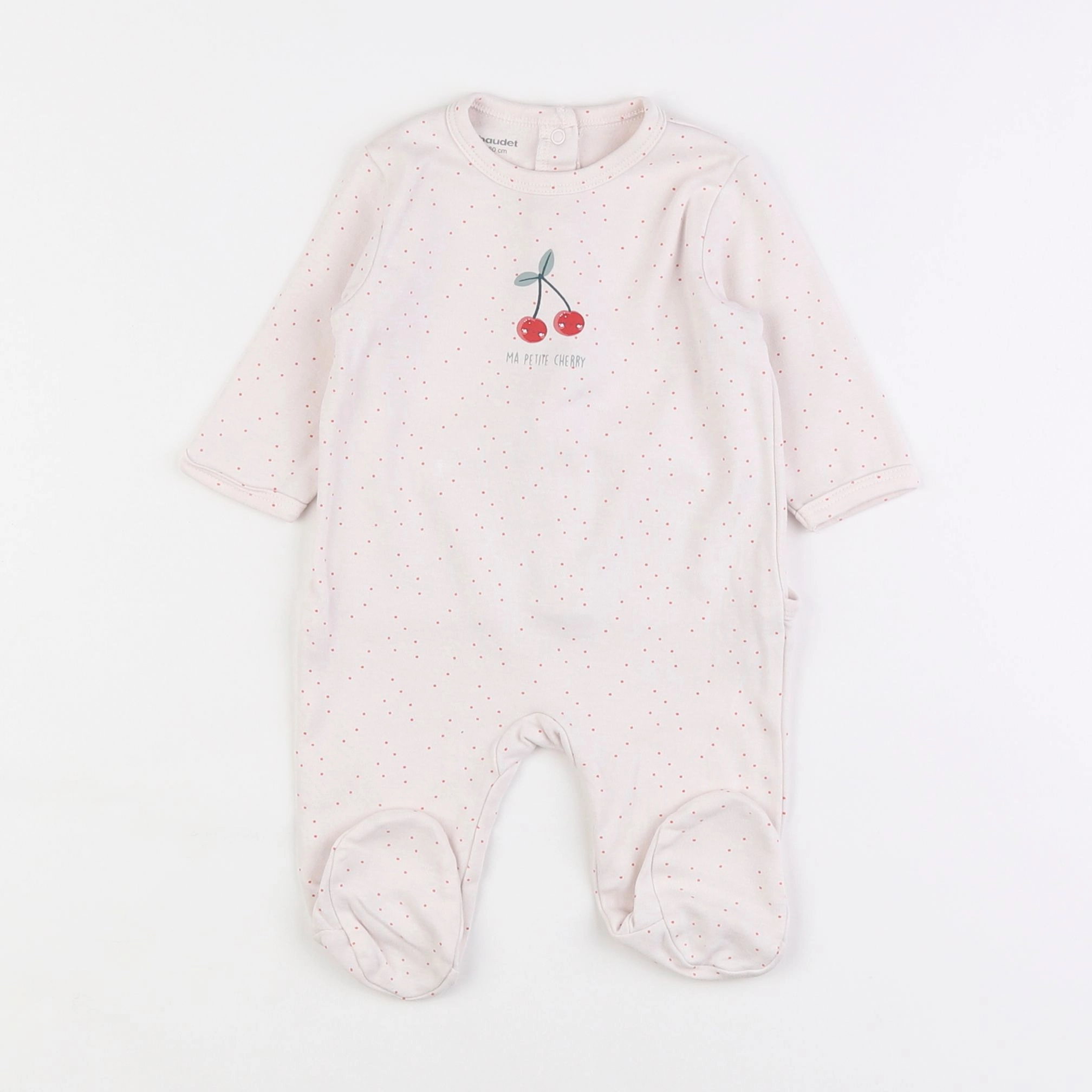 Vertbaudet - pyjama coton rose - 3 mois