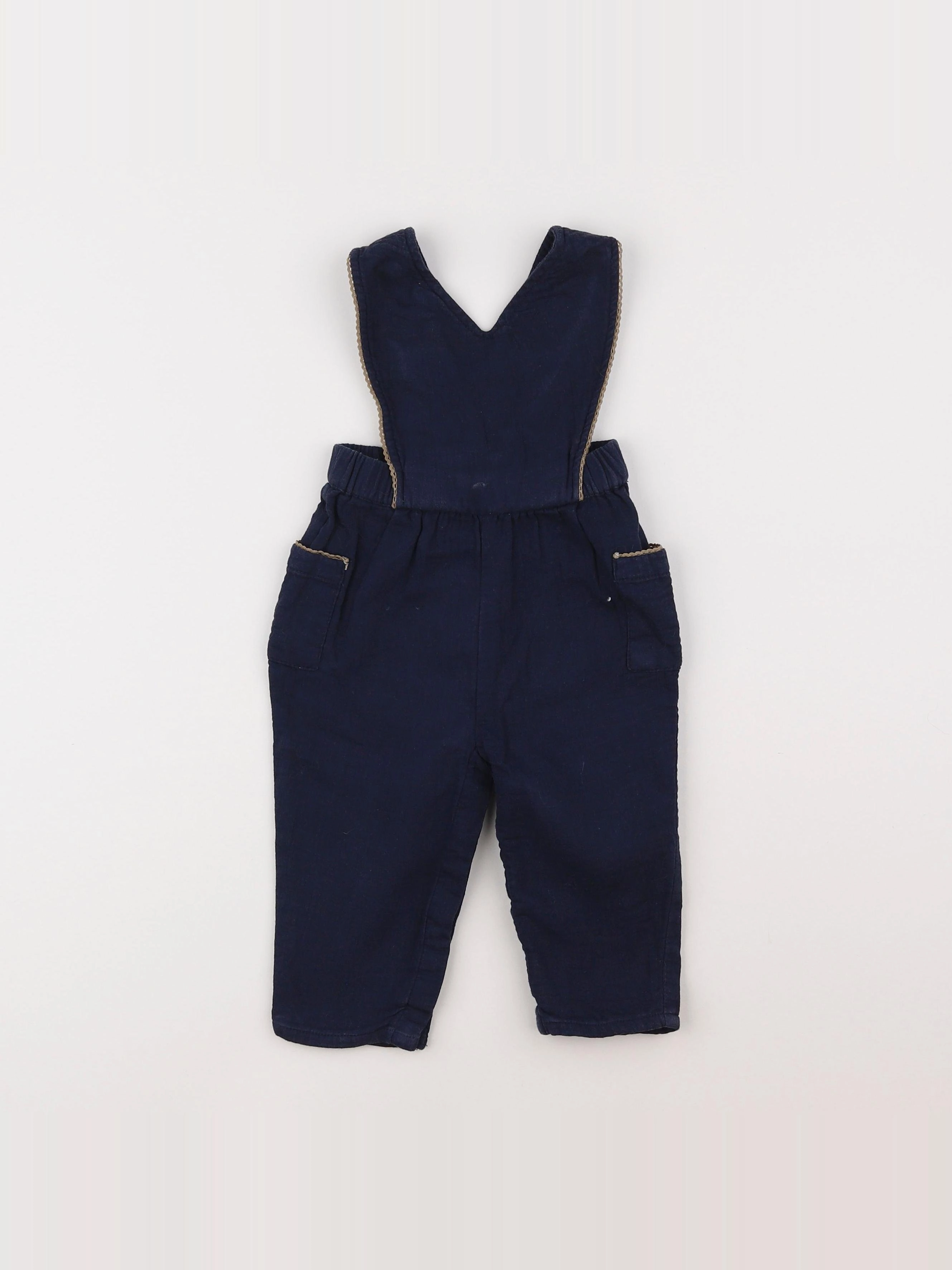 Boutchou - combinaison bleu - 9 mois