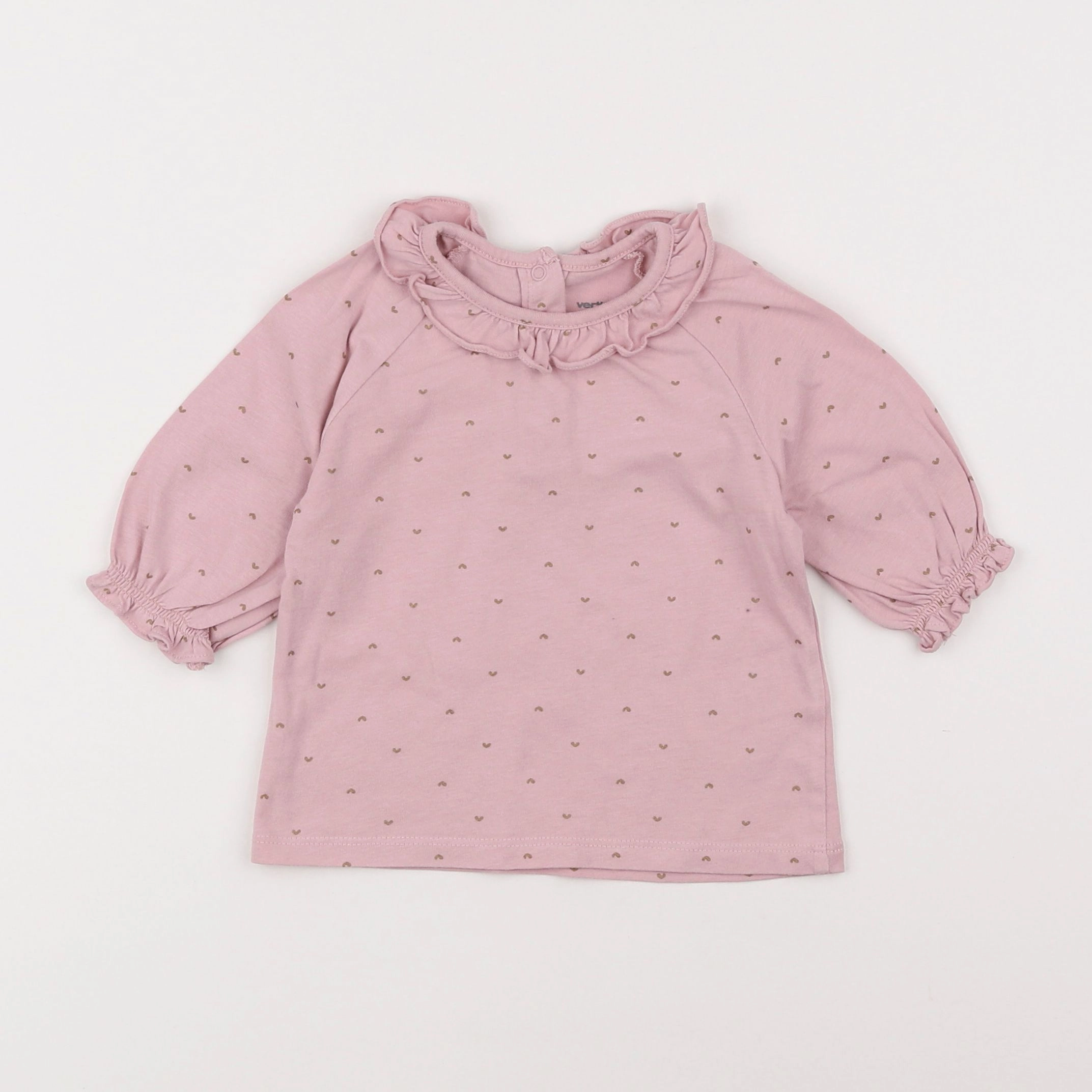 Vertbaudet - tee-shirt rose - 2 ans