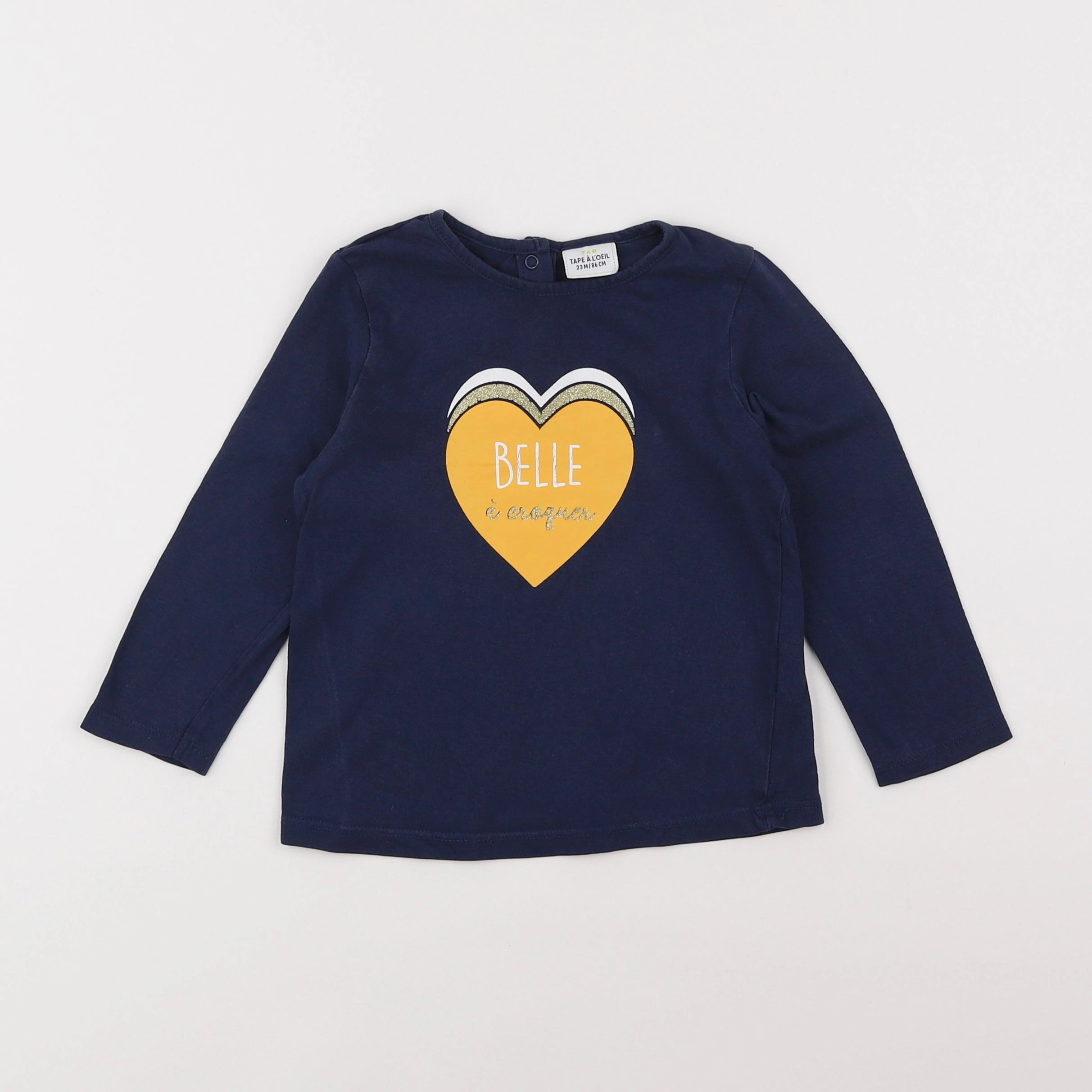 Tape à l'oeil - tee-shirt bleu - 2 ans