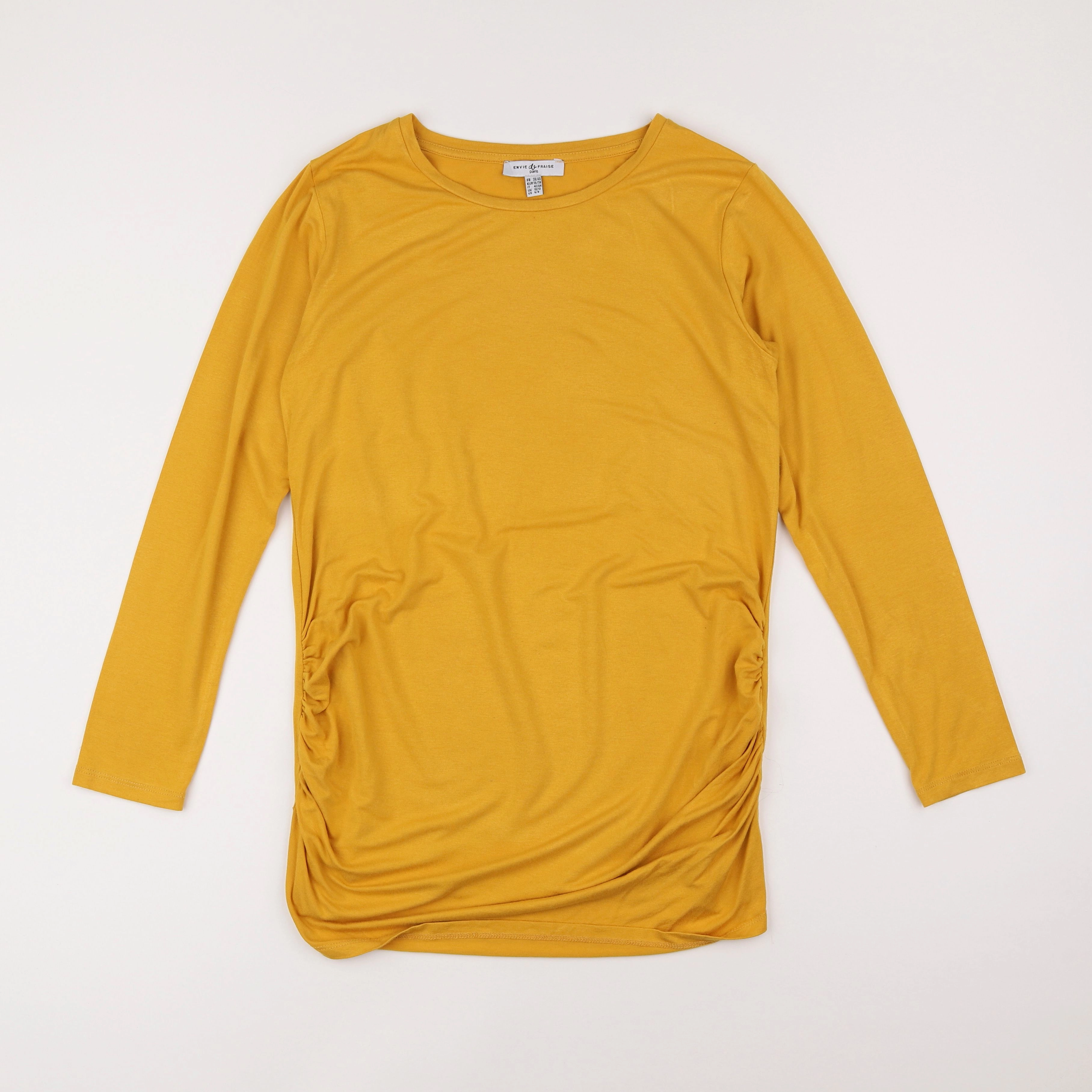 Envie de fraise - tee-shirt grossesse jaune - 38 à 40