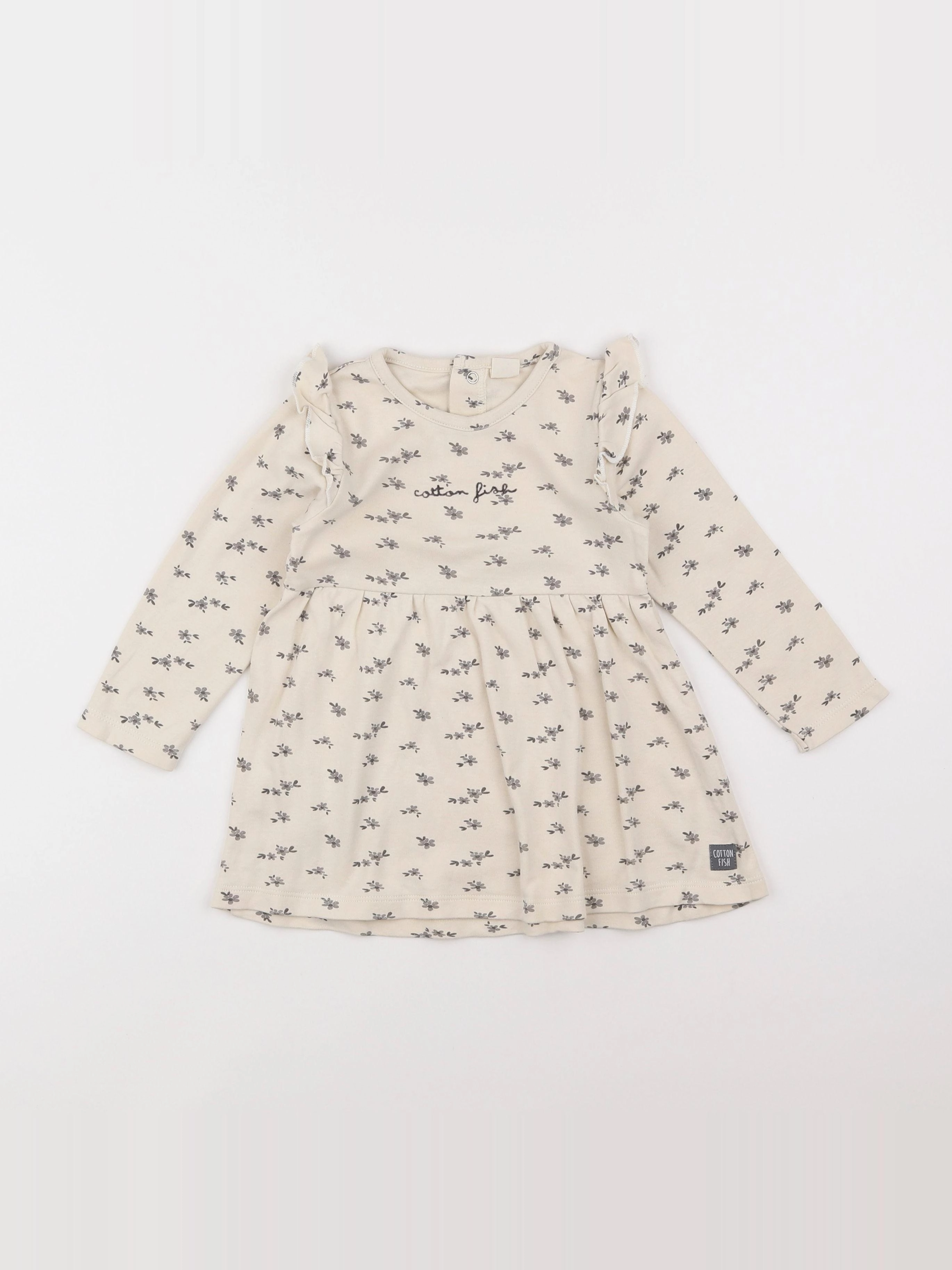 Cotton Fish - robe beige - 18 mois