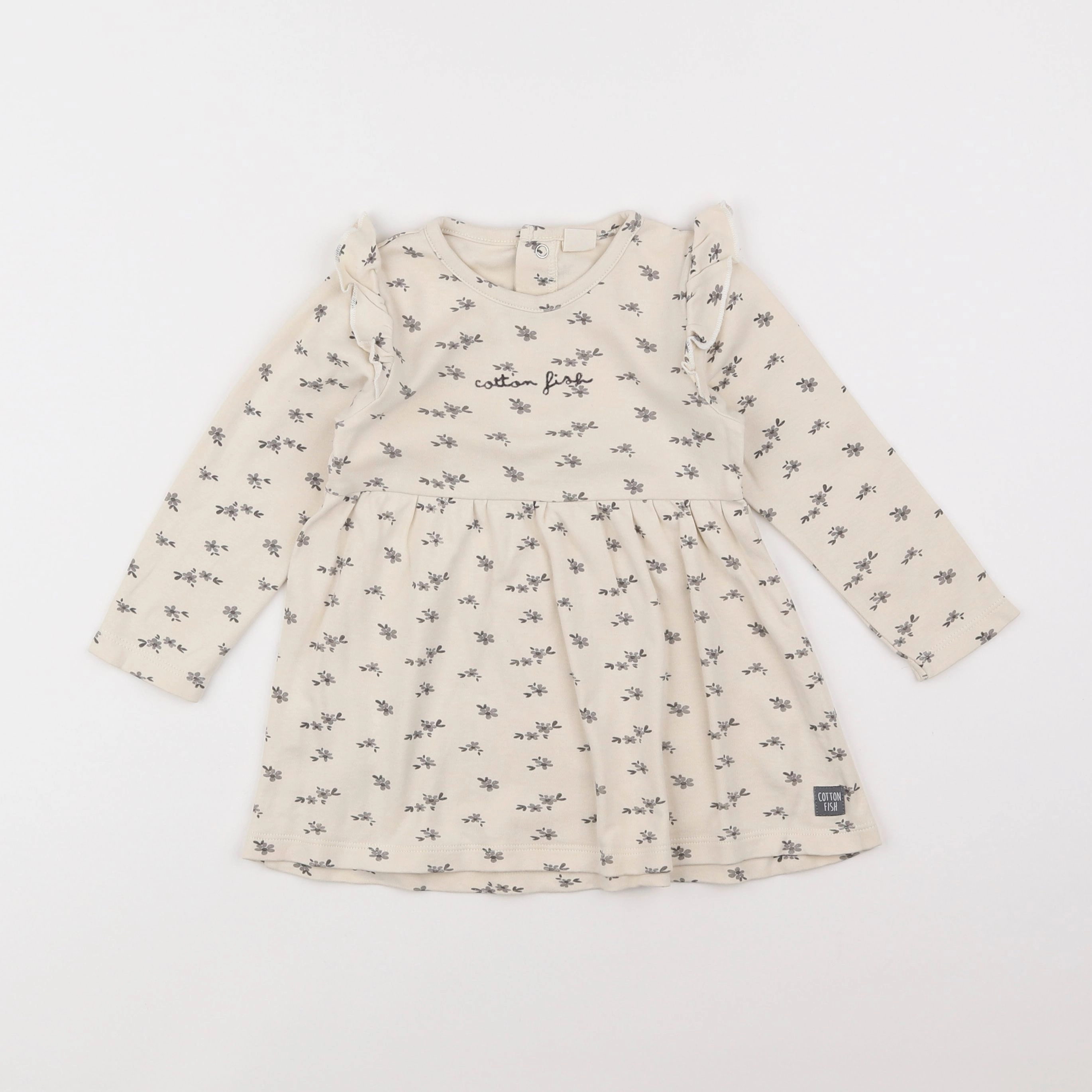 Cotton Fish - robe beige - 18 mois