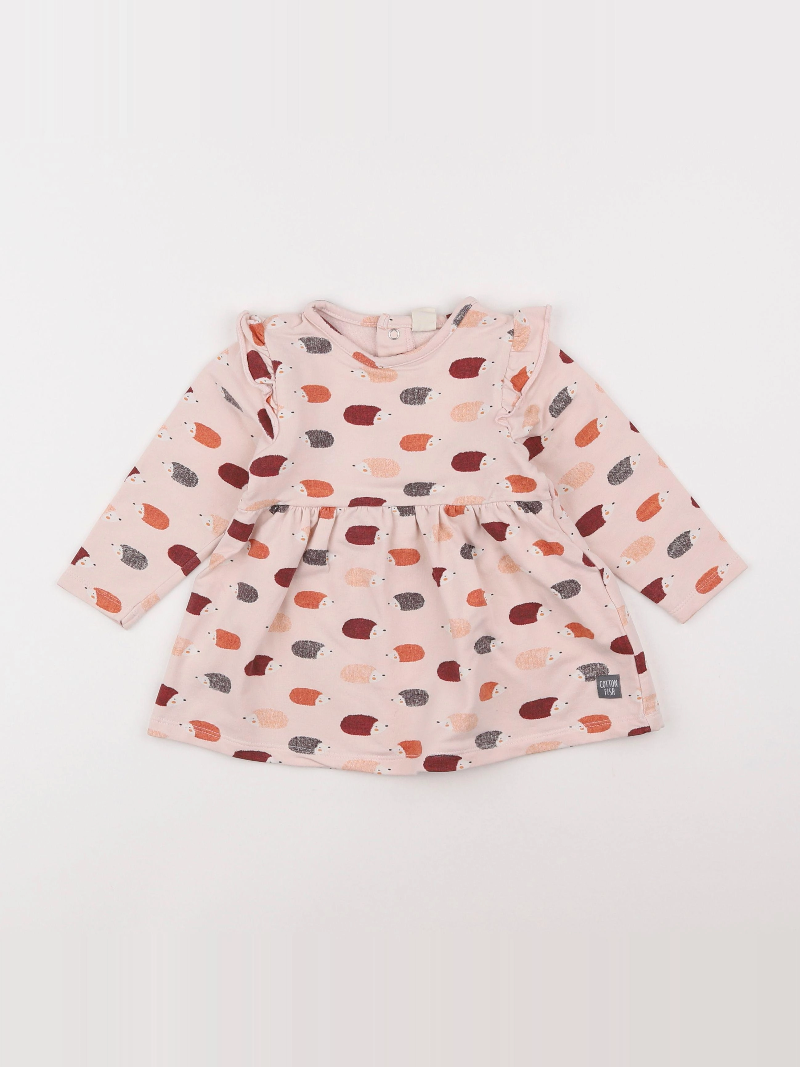 Cotton Fish - robe rose - 18 mois