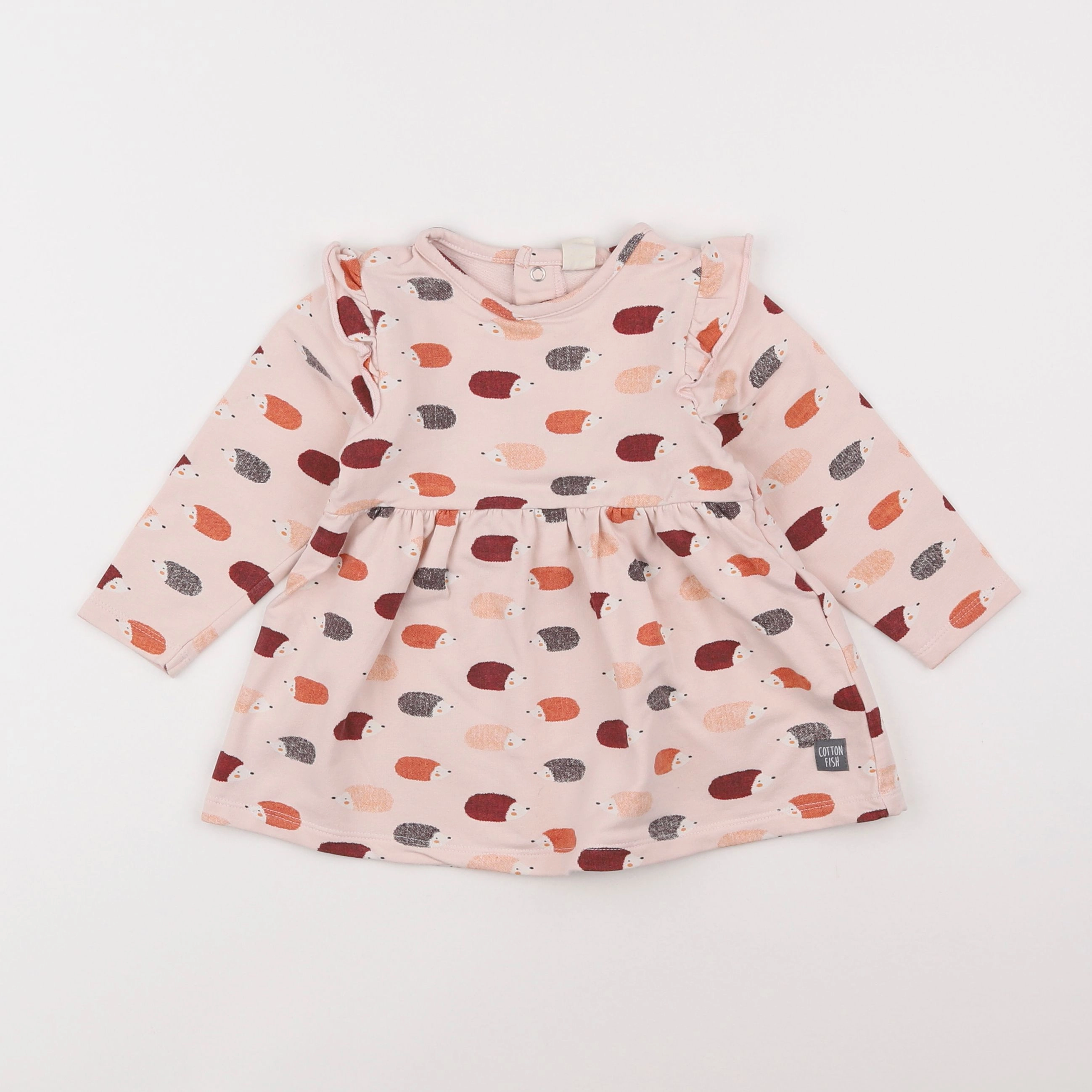 Cotton Fish - robe rose - 18 mois