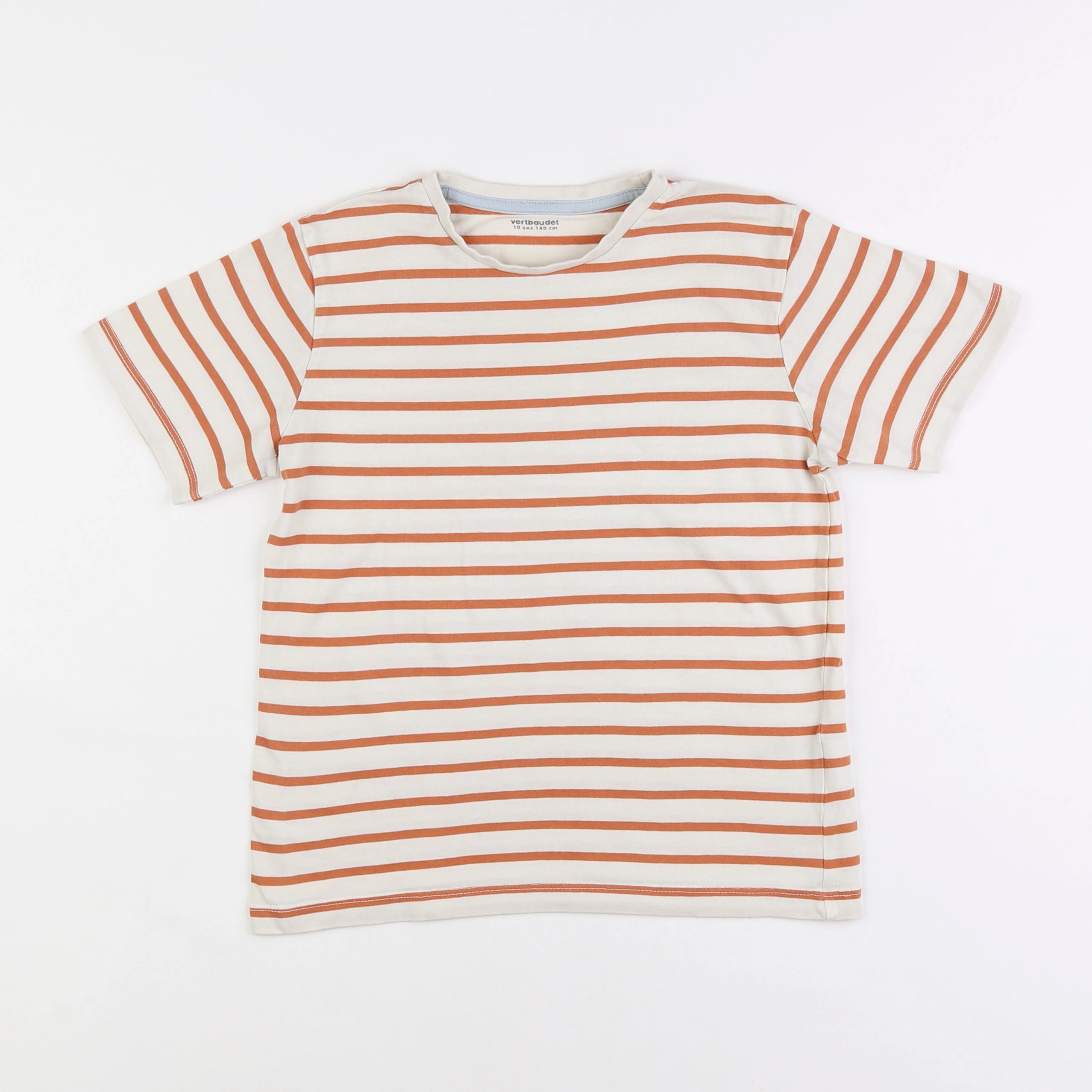 Vertbaudet - tee-shirt orange - 10 ans