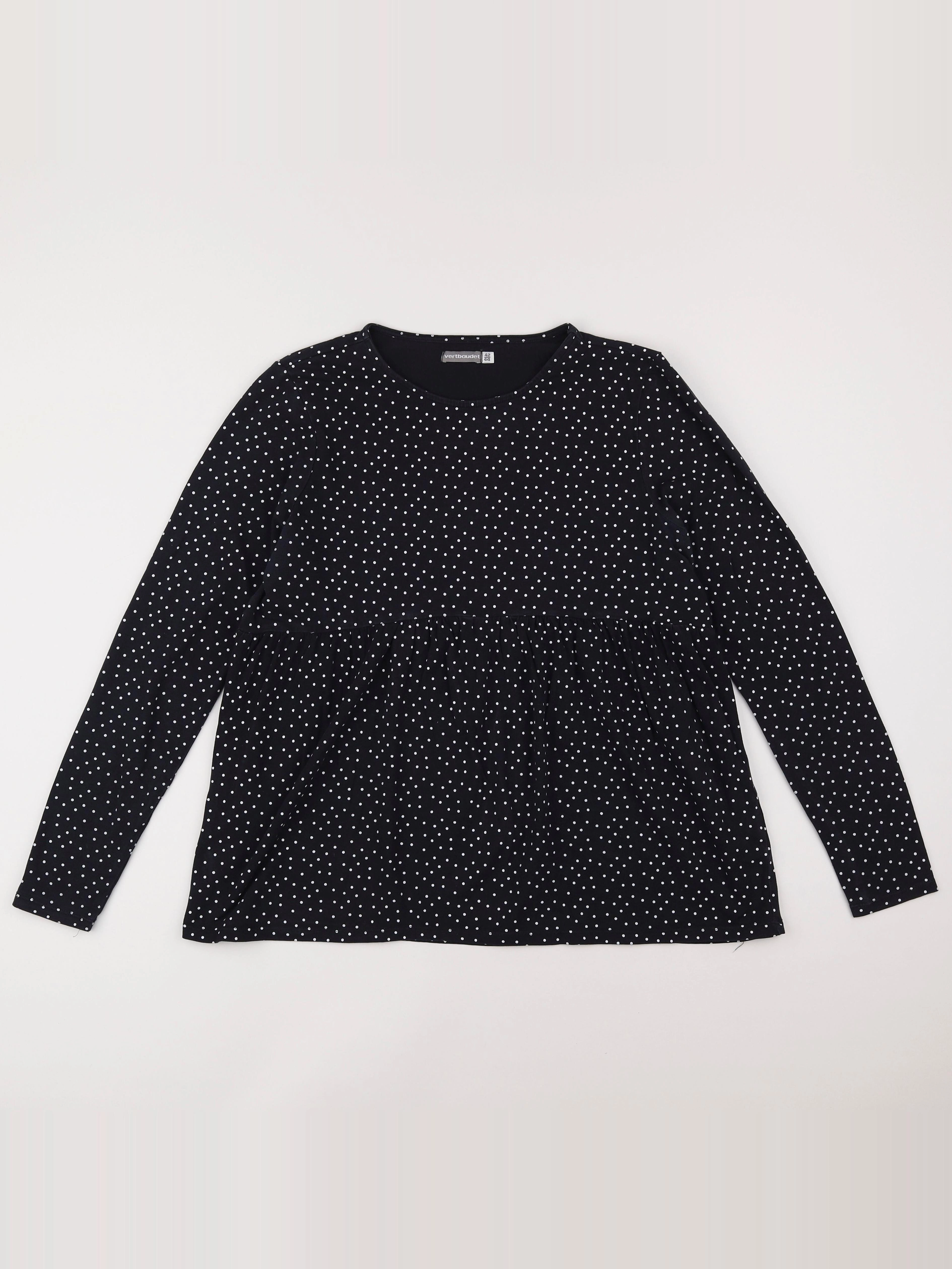 Vertbaudet - tee-shirt grossesse noir - 42 à 44