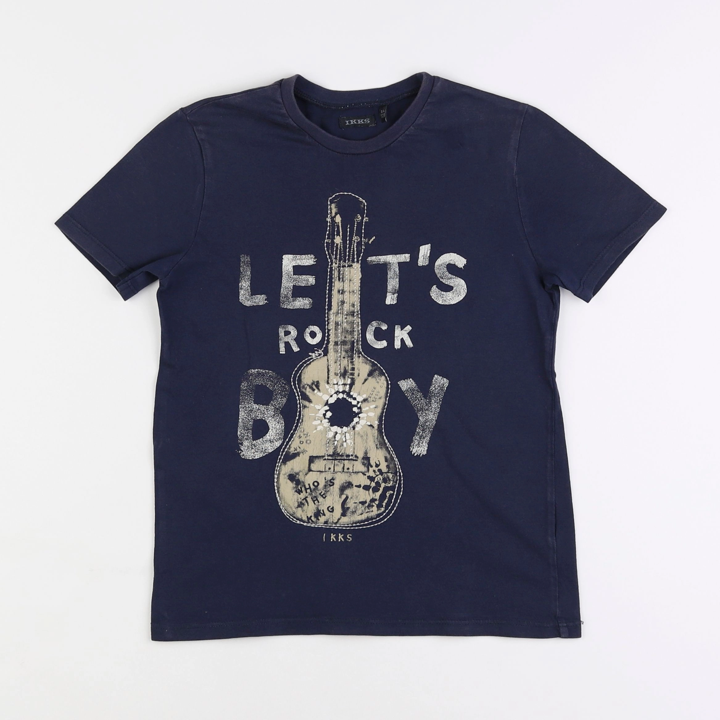 IKKS - tee-shirt bleu - 8 ans