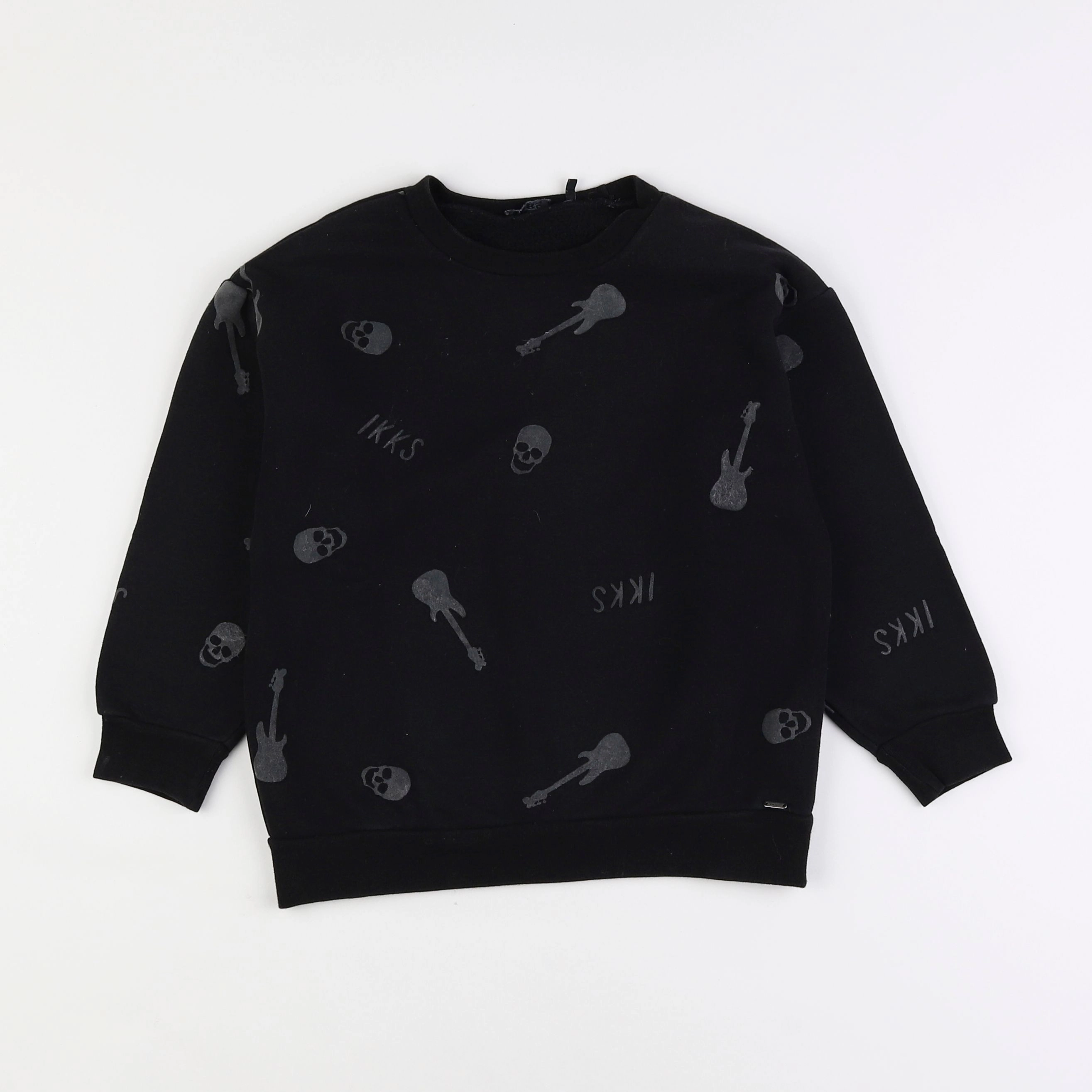 IKKS - sweat noir - 6 ans