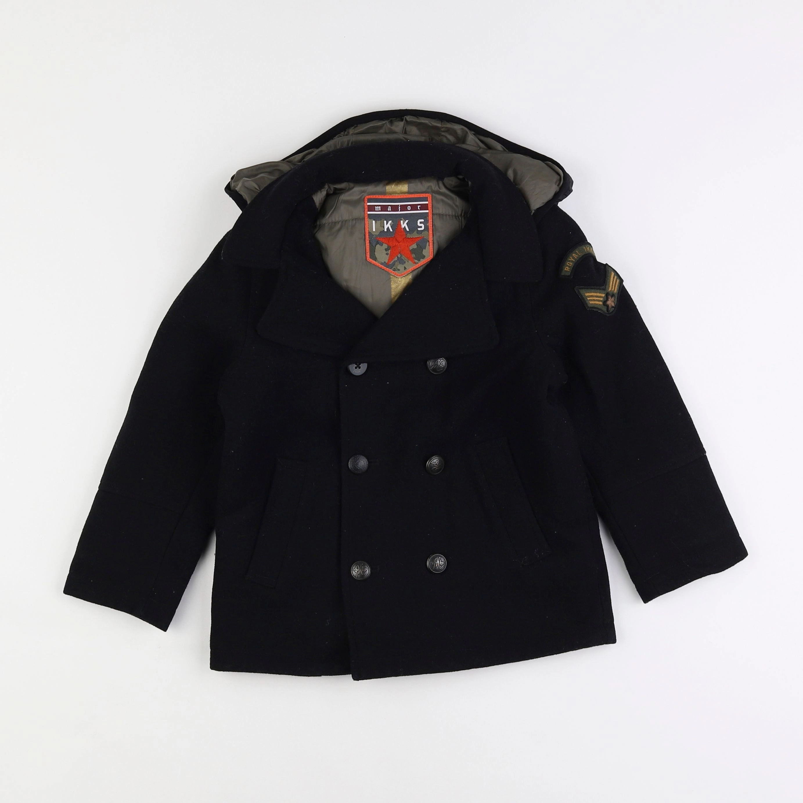 IKKS - manteau noir - 5 ans