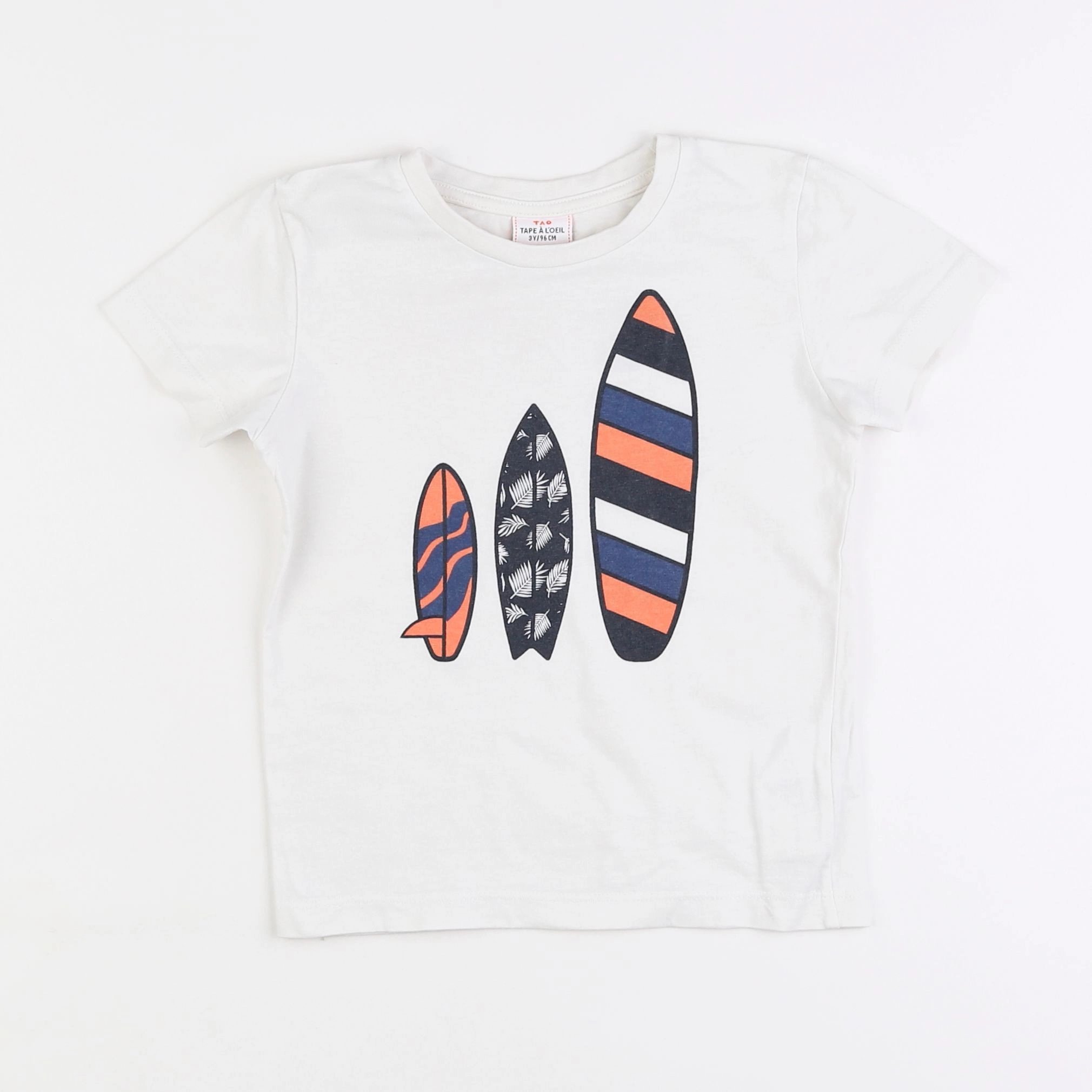 Tape à l'oeil - tee-shirt blanc - 3 ans