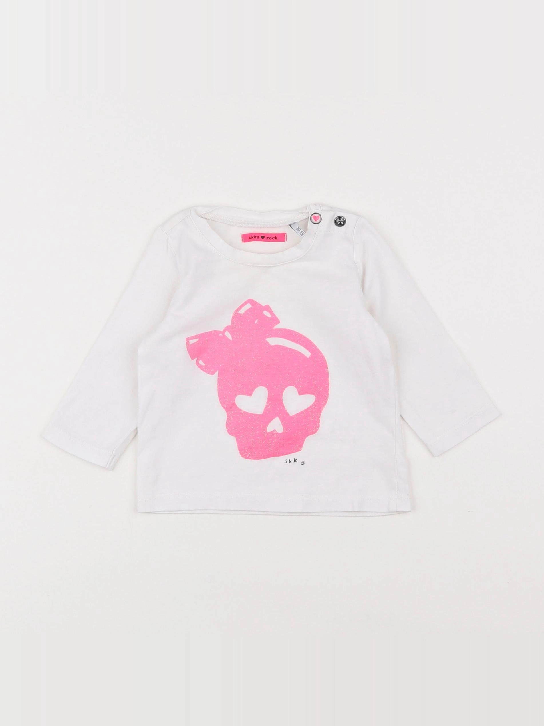 IKKS - tee-shirt blanc - 3 mois