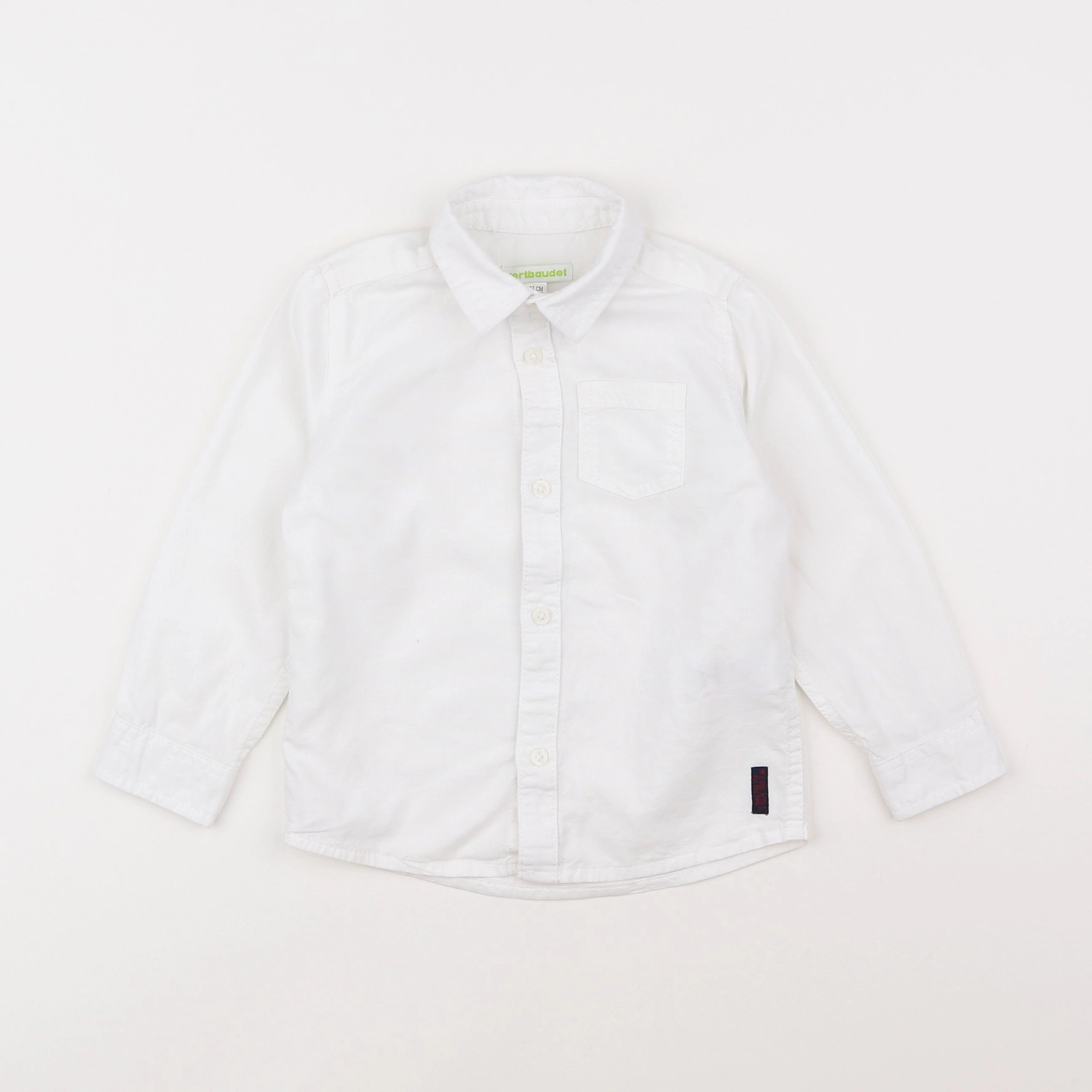 Vertbaudet - chemise blanc - 3 ans