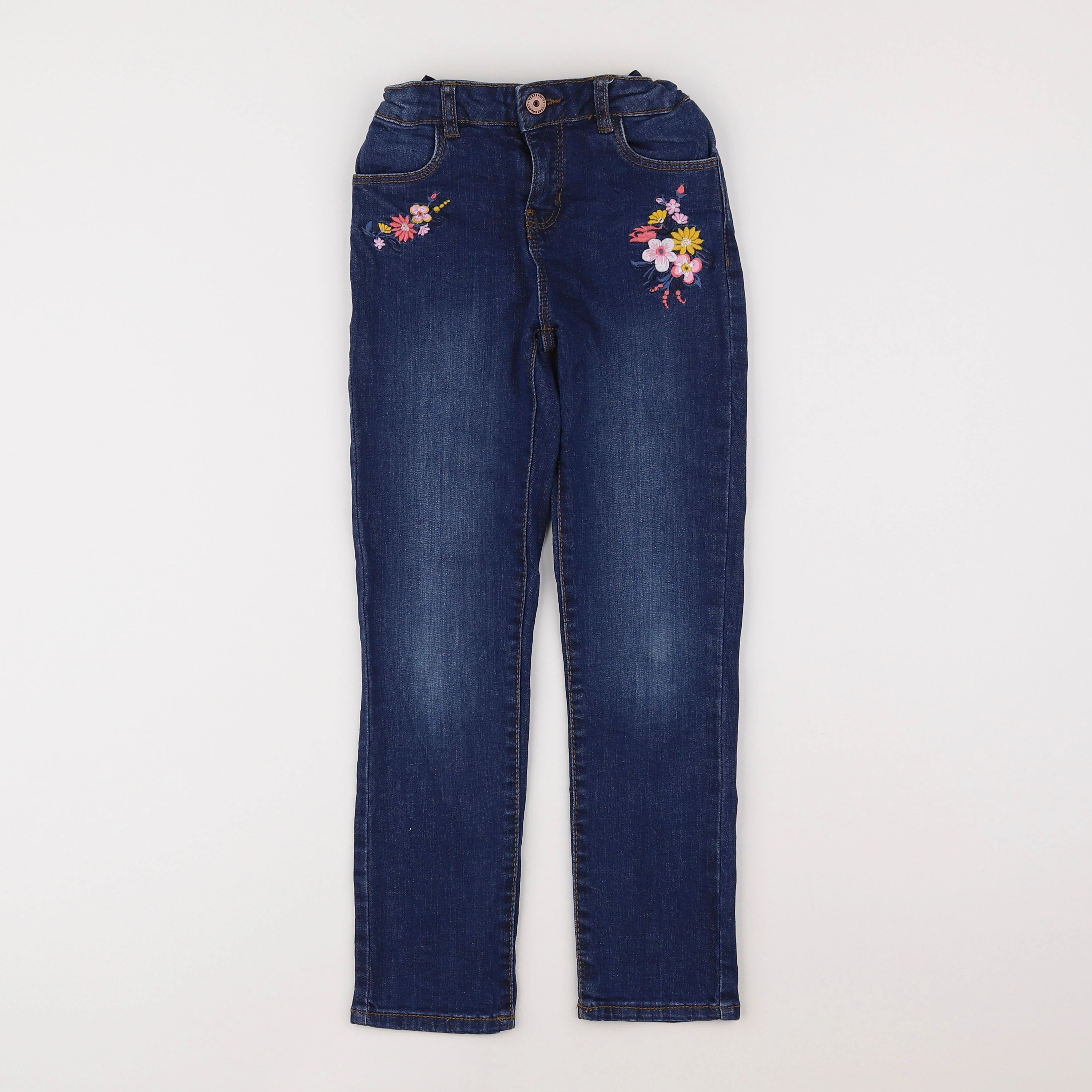 Vertbaudet - jegging bleu - 8 ans