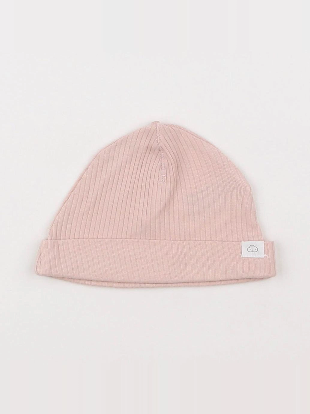H&M - bonnet de naissance rose - 6/9 mois